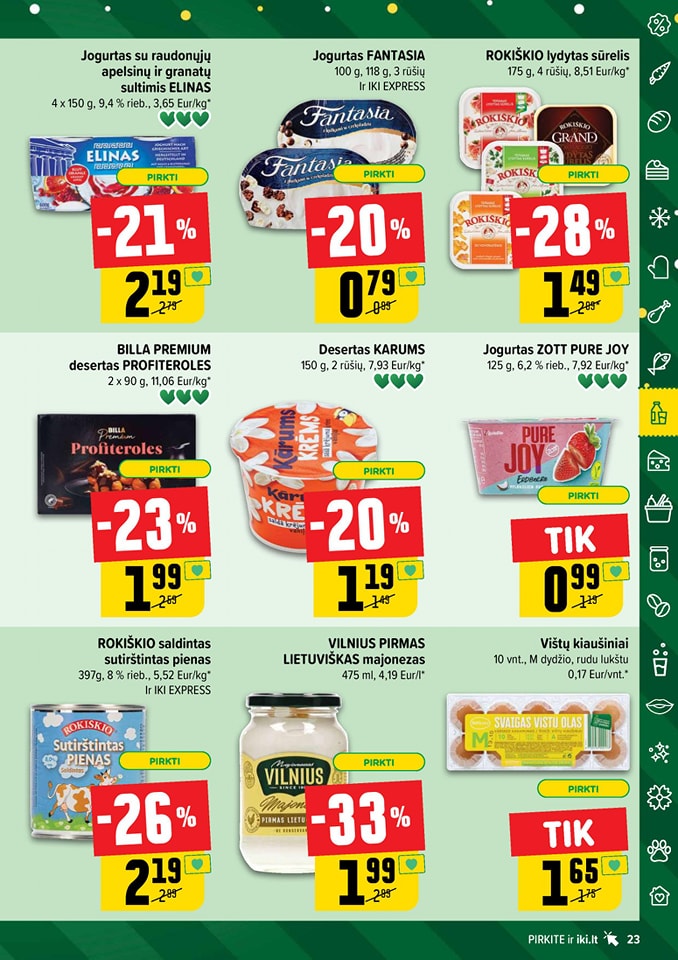 Naujausias IKI kaininis katalogas 2024.12.30 - 2025.01.05