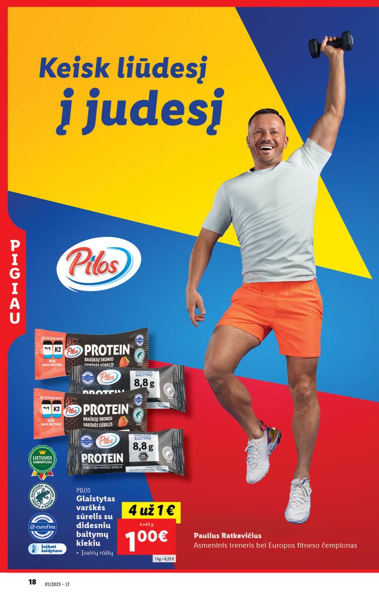 Naujausias LIDL kaininis katalogas 2023.01.02 - 2023.01.08