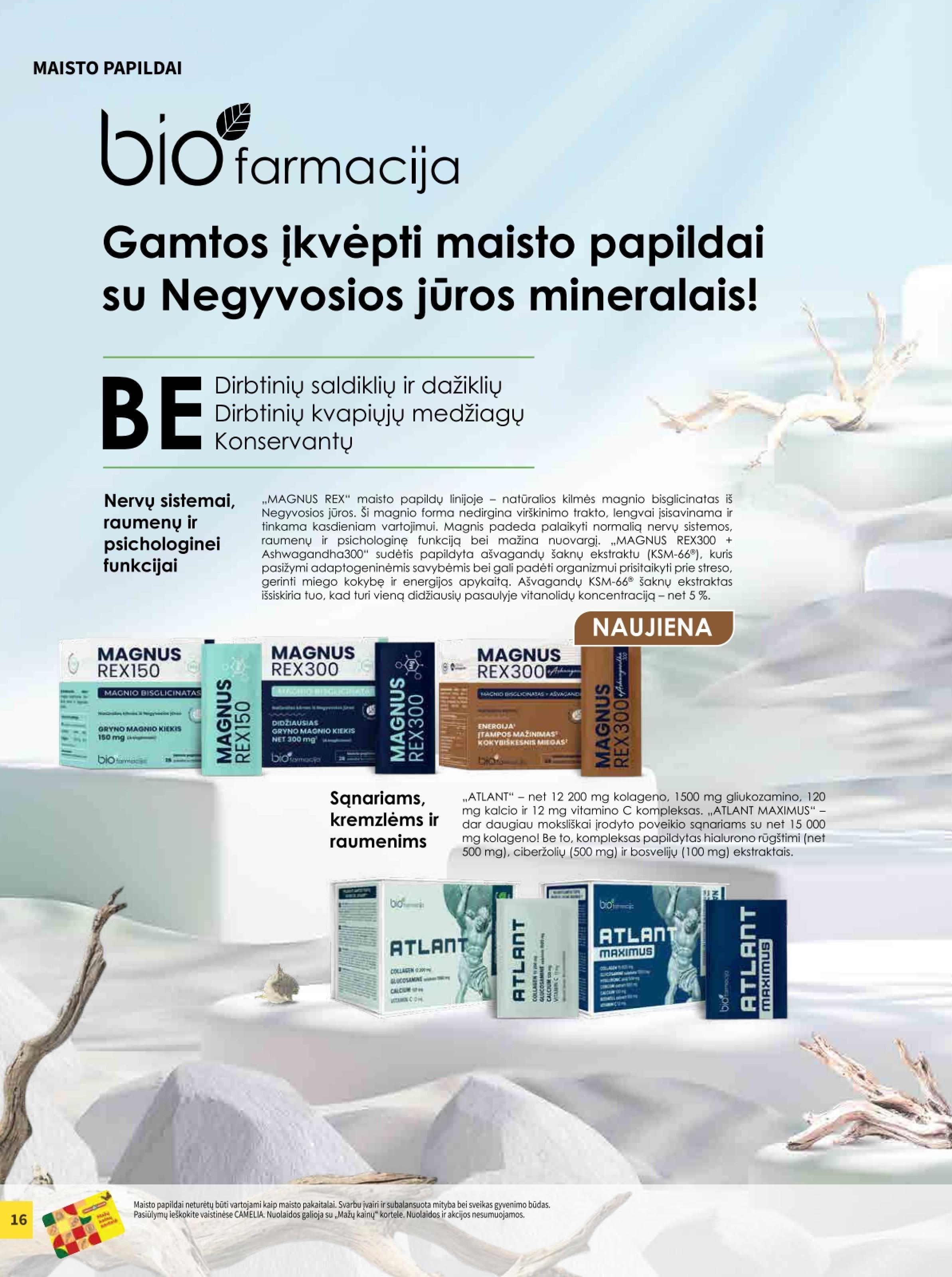 CAMELIA vaistinės akcijų leidinys 2026.05.01 - 2026.05.31