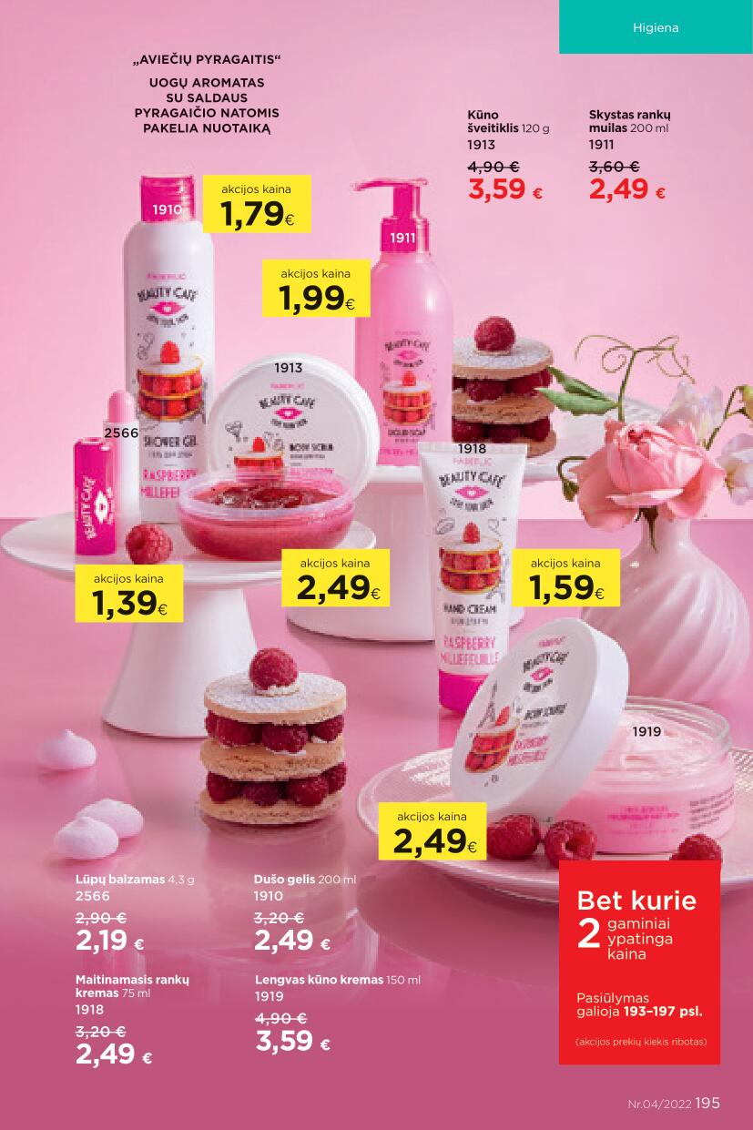 FABERLIC katalogas Nr.4 galioja 2022.02.21 - 2022.03.13