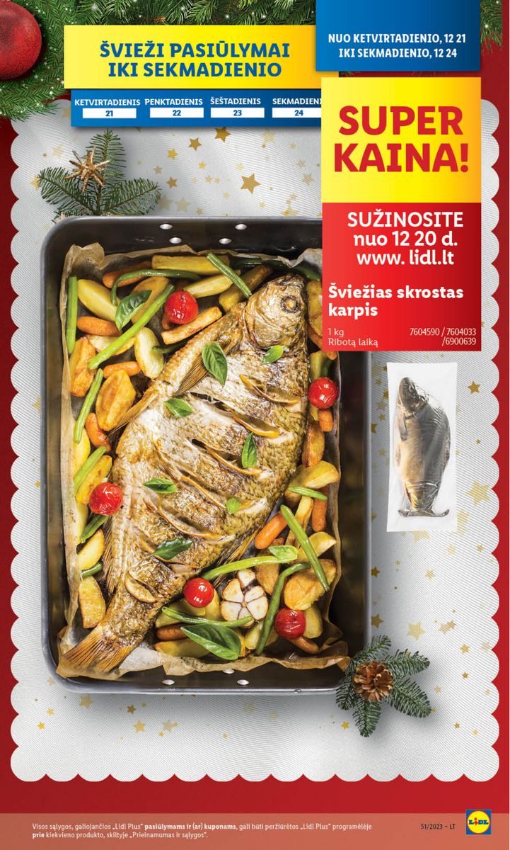 Naujausias LIDL kaininis katalogas 2023.12.18 - 2023.12.24