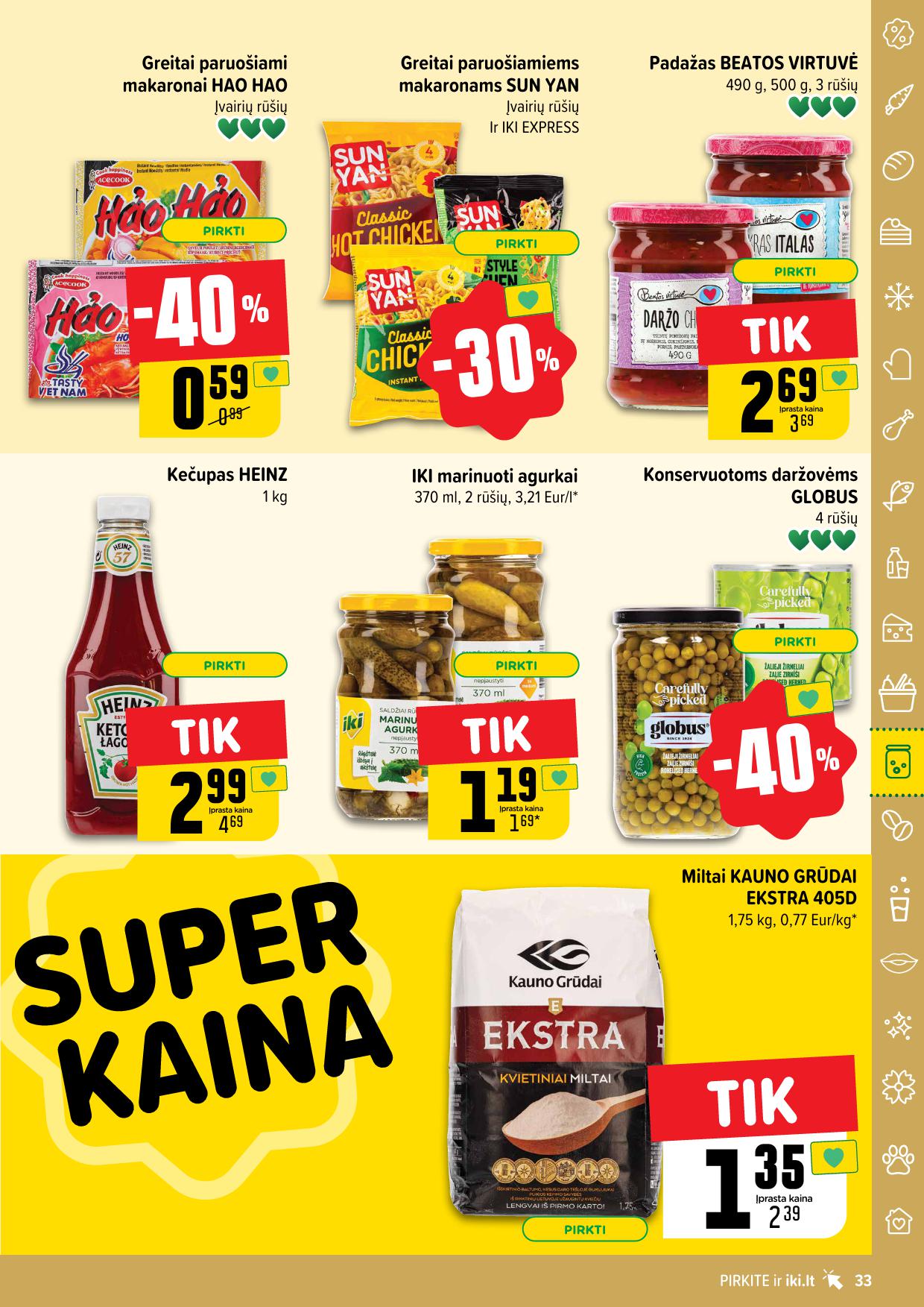 Naujausias IKI kaininis katalogas 2025.05.12 - 2025.05.18