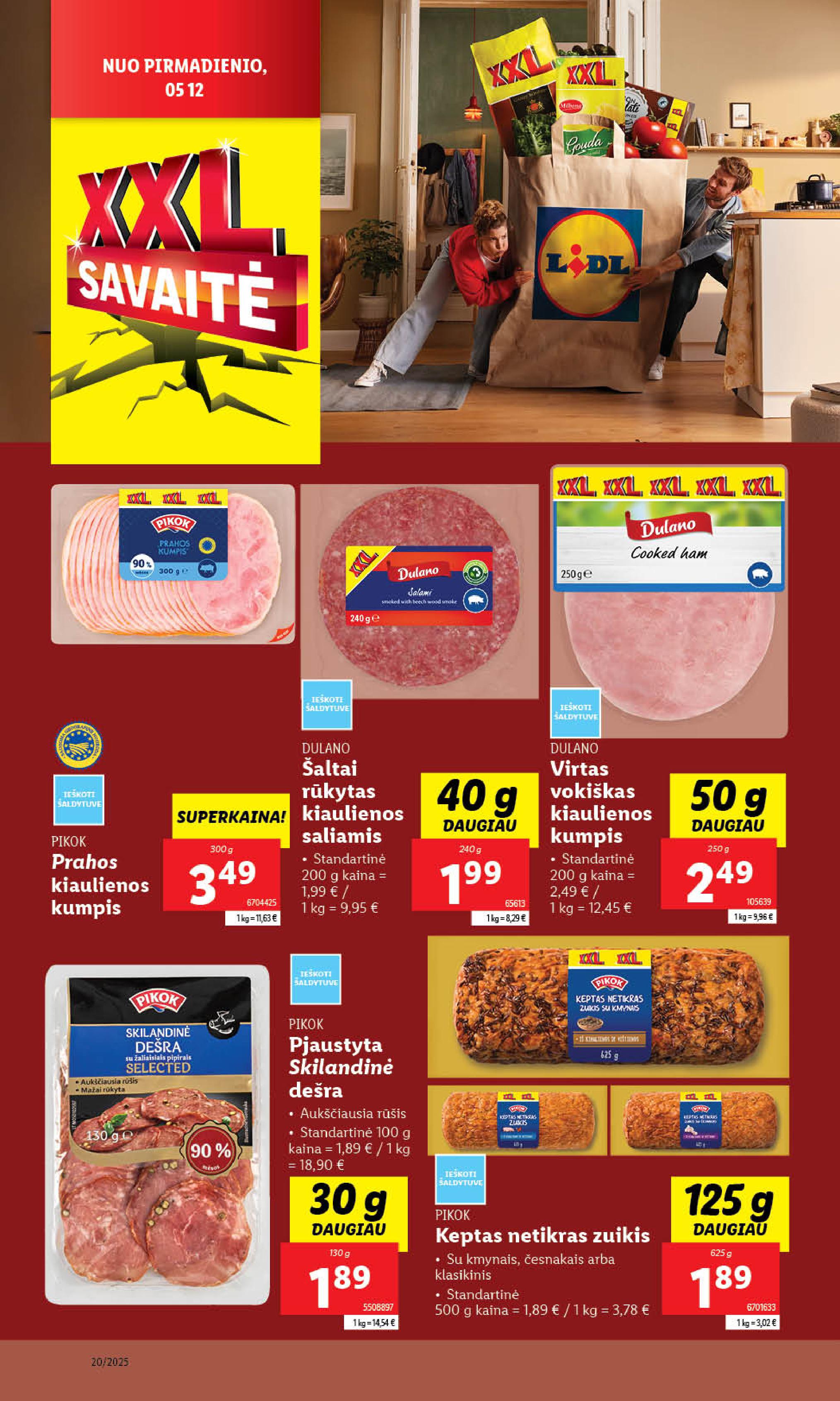 Naujausias LIDL kaininis katalogas 2025.05.12 - 2025.05.18