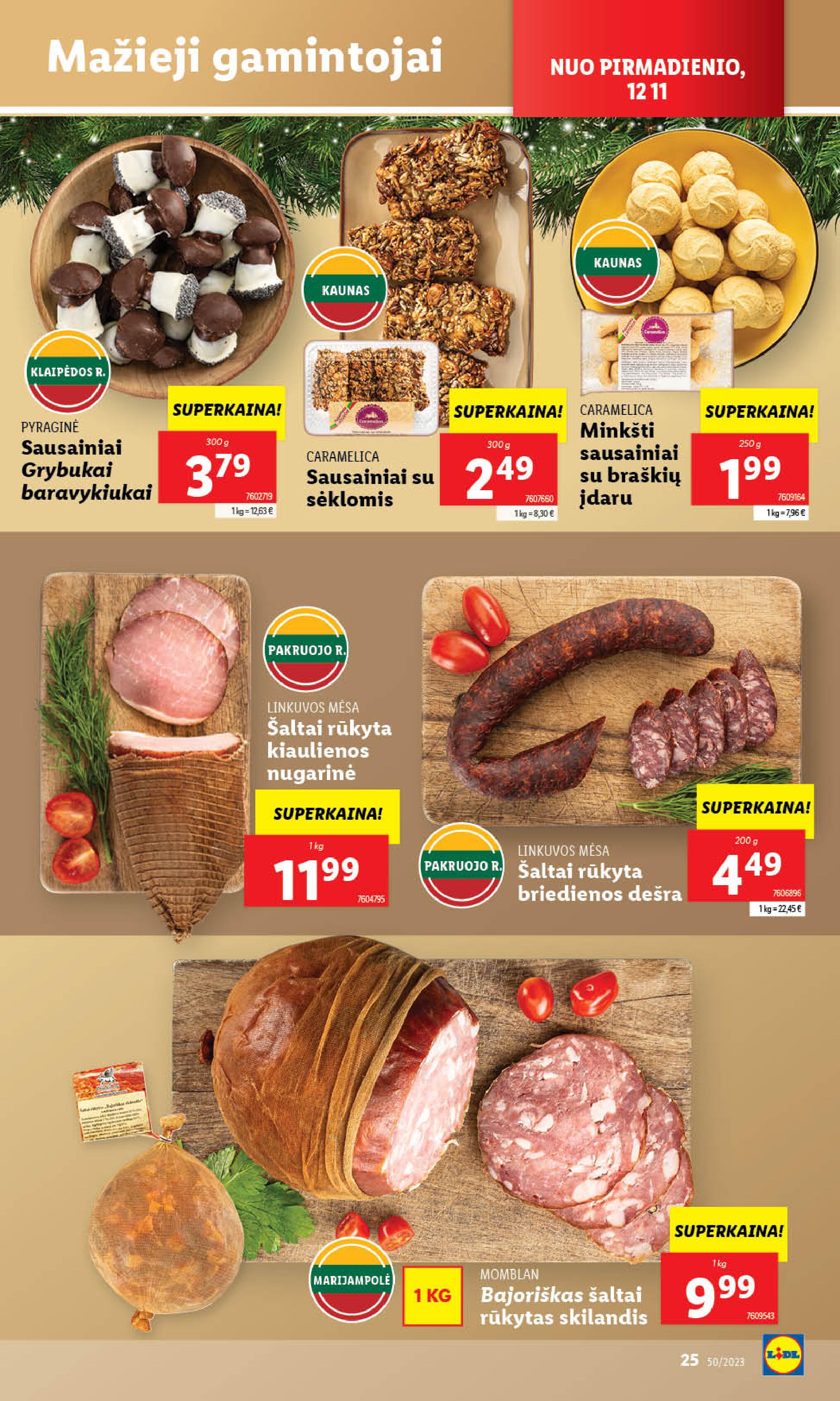 Naujausias LIDL kaininis katalogas 2023.12.11 - 2023.12.17