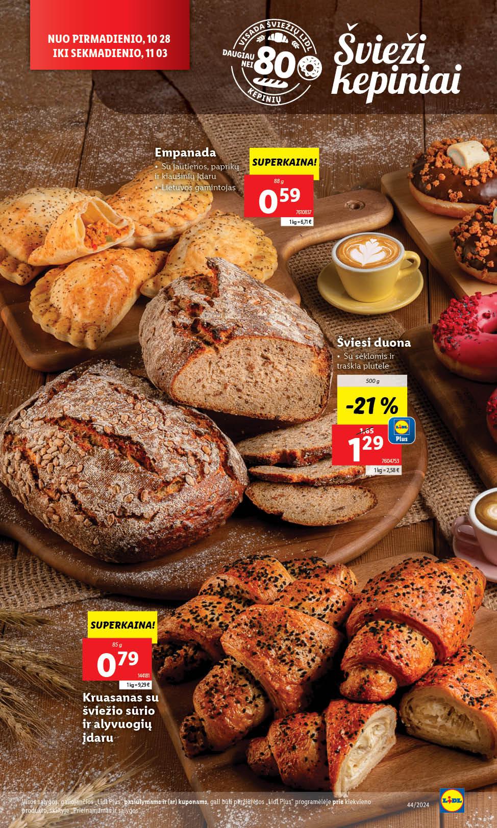 Naujausias LIDL kaininis katalogas 2024.10.28 - 2024.11.03