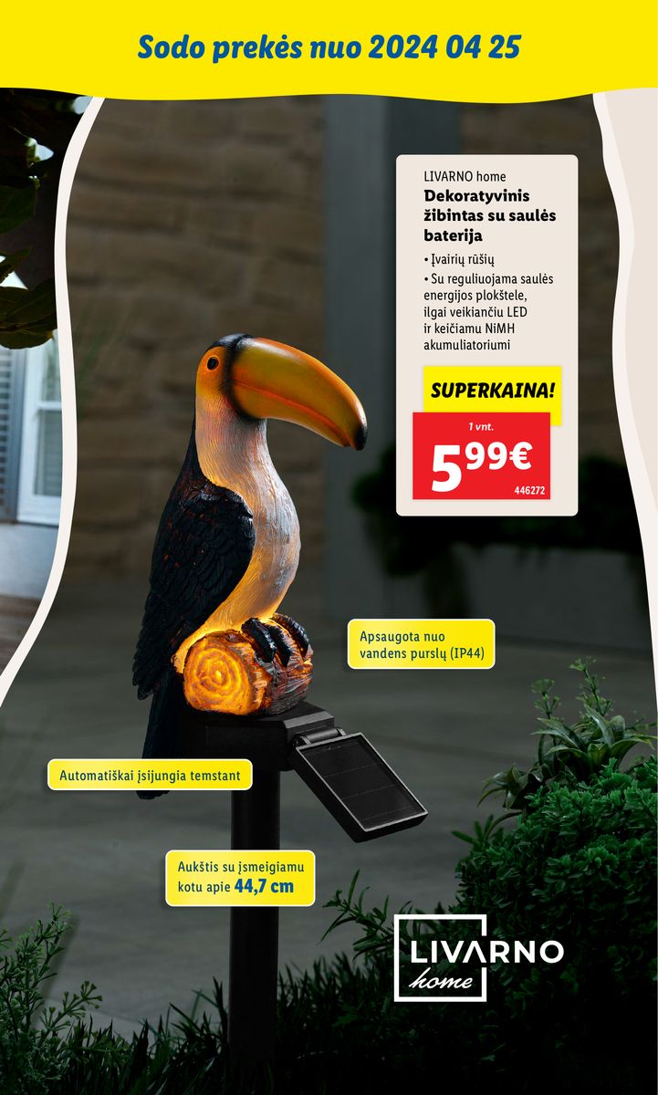 LIDL SODO PREKIŲ KATALOGAS "Visi į sodą"