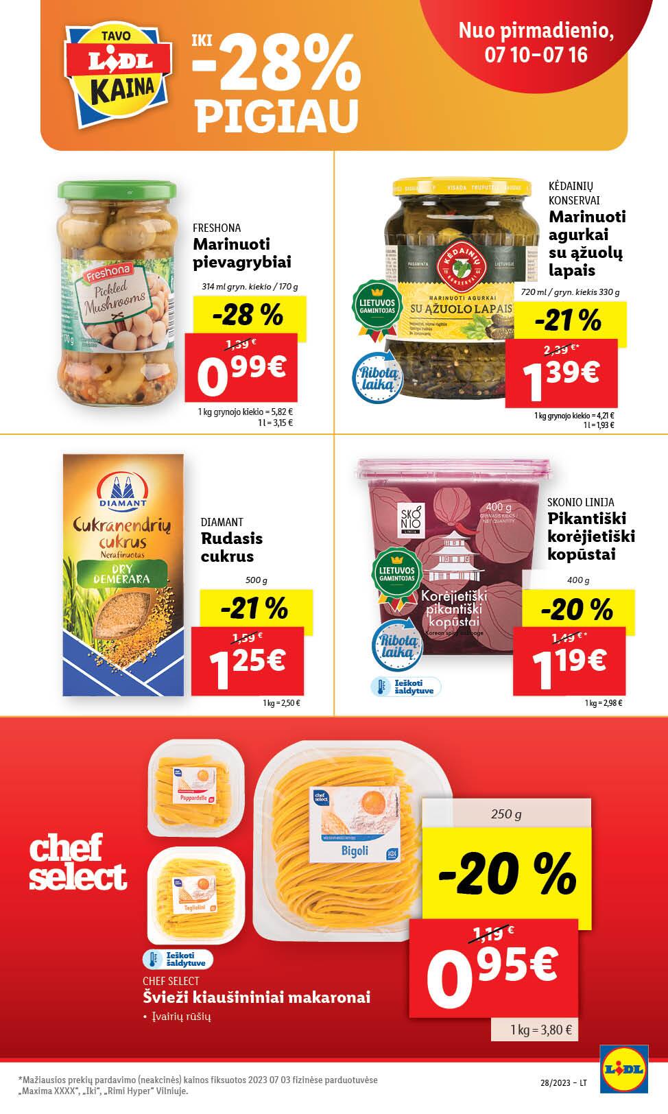 Naujausias LIDL kaininis katalogas 2023.07.10 - 2023.07.16