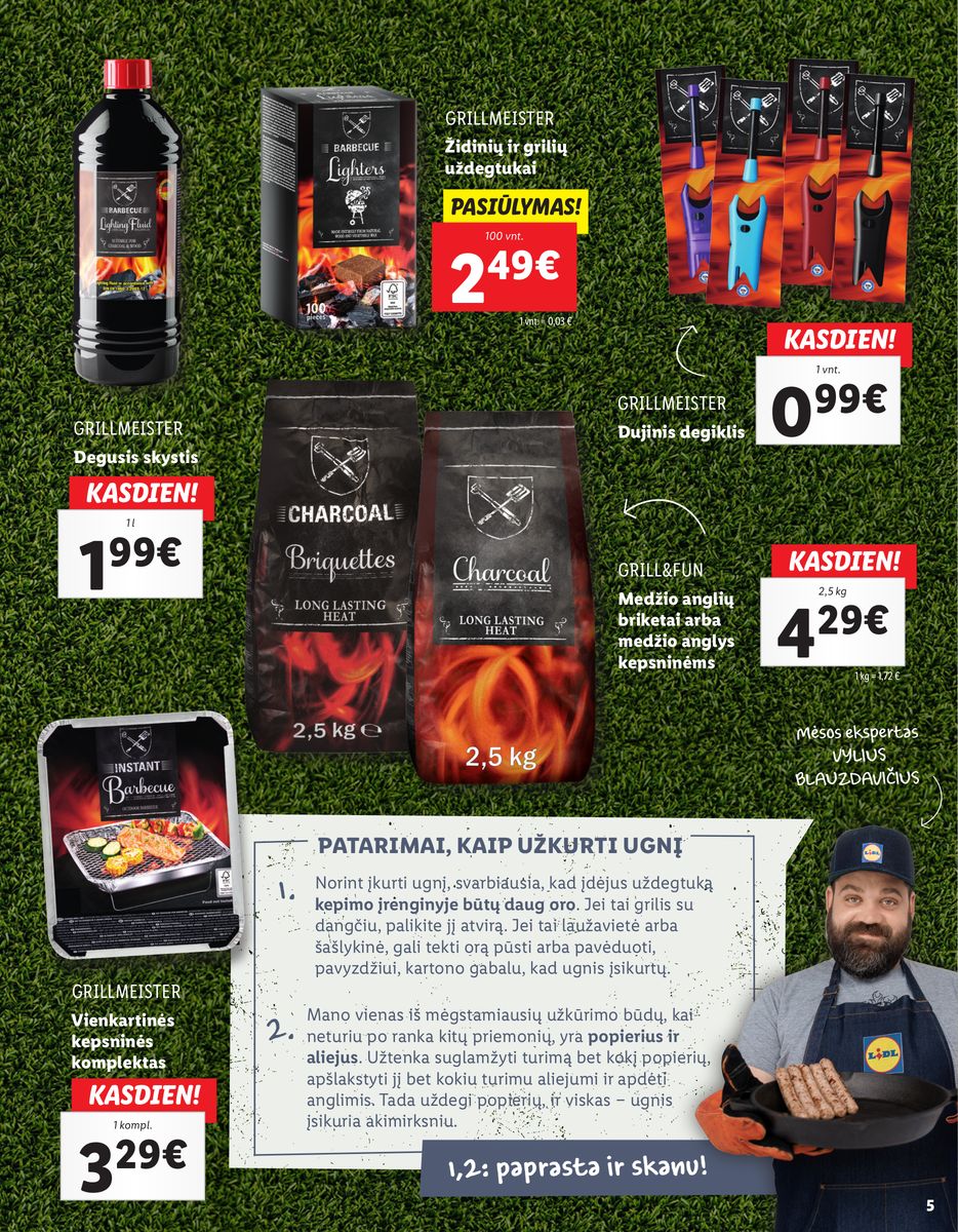 LIDL grilio katalogas "GRILIO ISTORIJOS 2022"