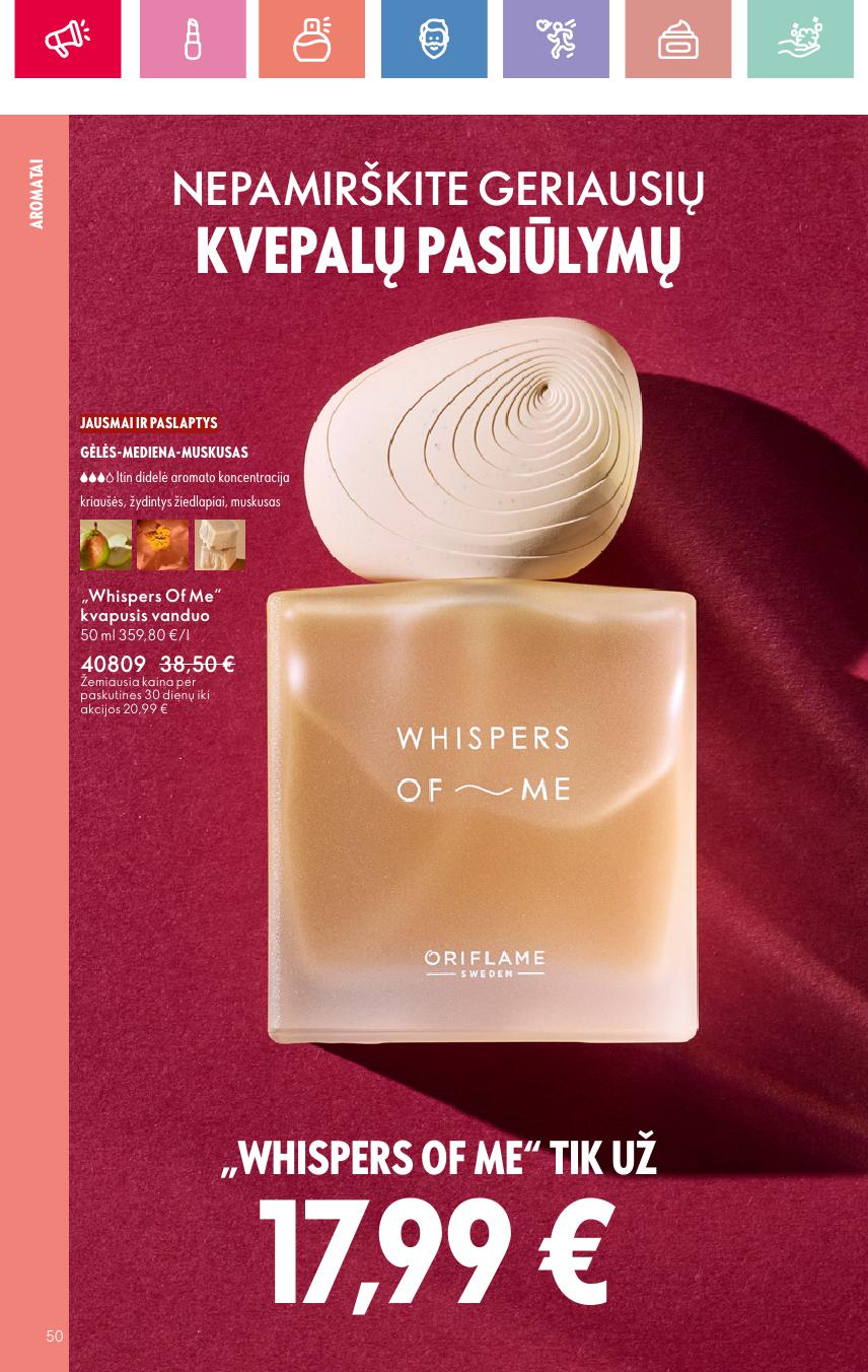 Naujas ORIFLAME katalogas galioja 2025.06.22 - 2025.07.12