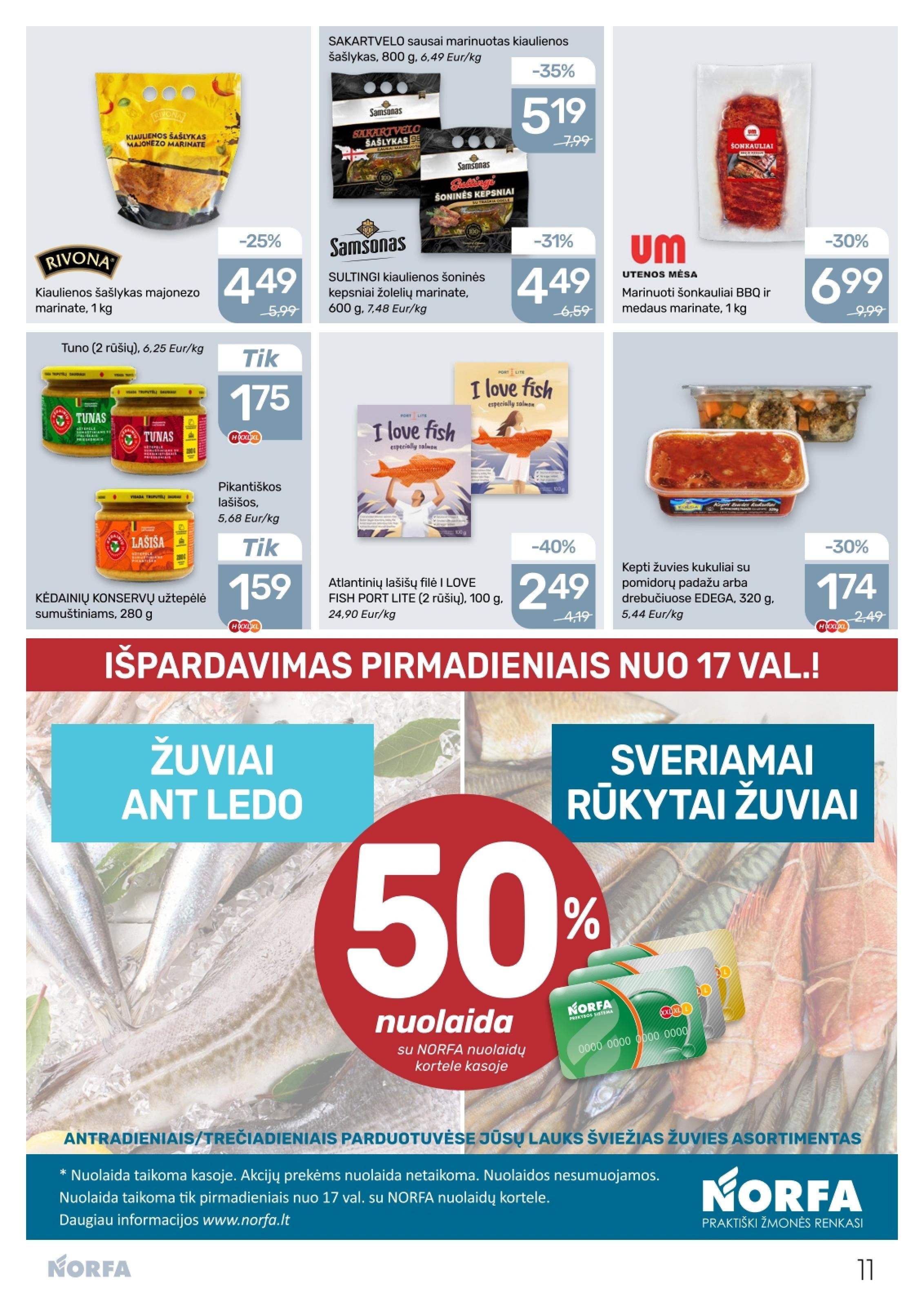 Naujausias NORFA kaininis katalogas 2026.04.30 - 2026.05.13