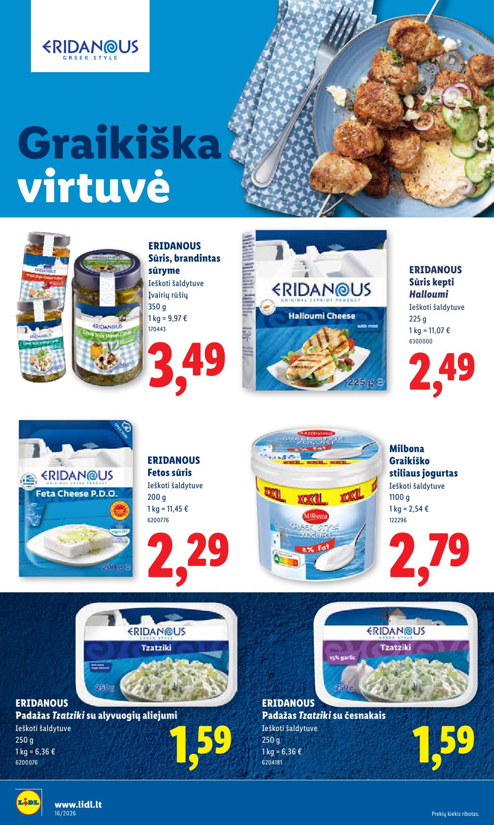 Naujausias LIDL kaininis katalogas 2026.04.13 - 2026.04.19