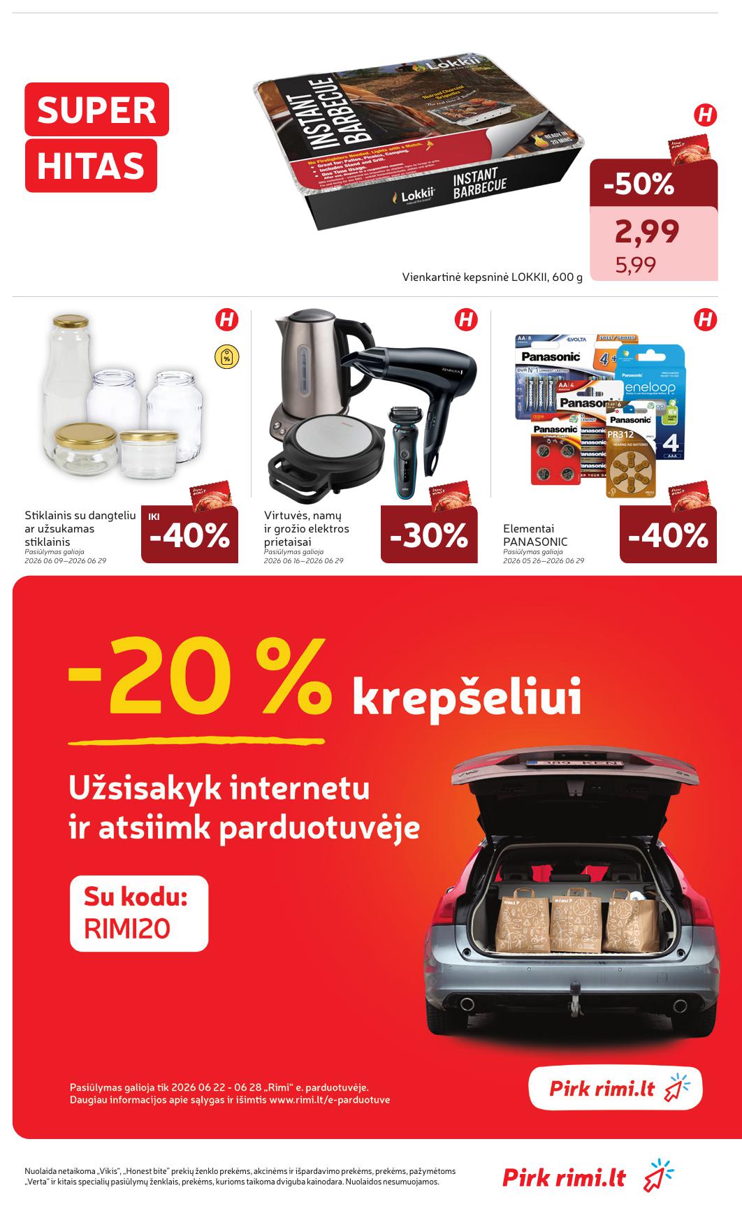 Naujausias RIMI kaininis katalogas 2026.06.23 - 2026.06.29