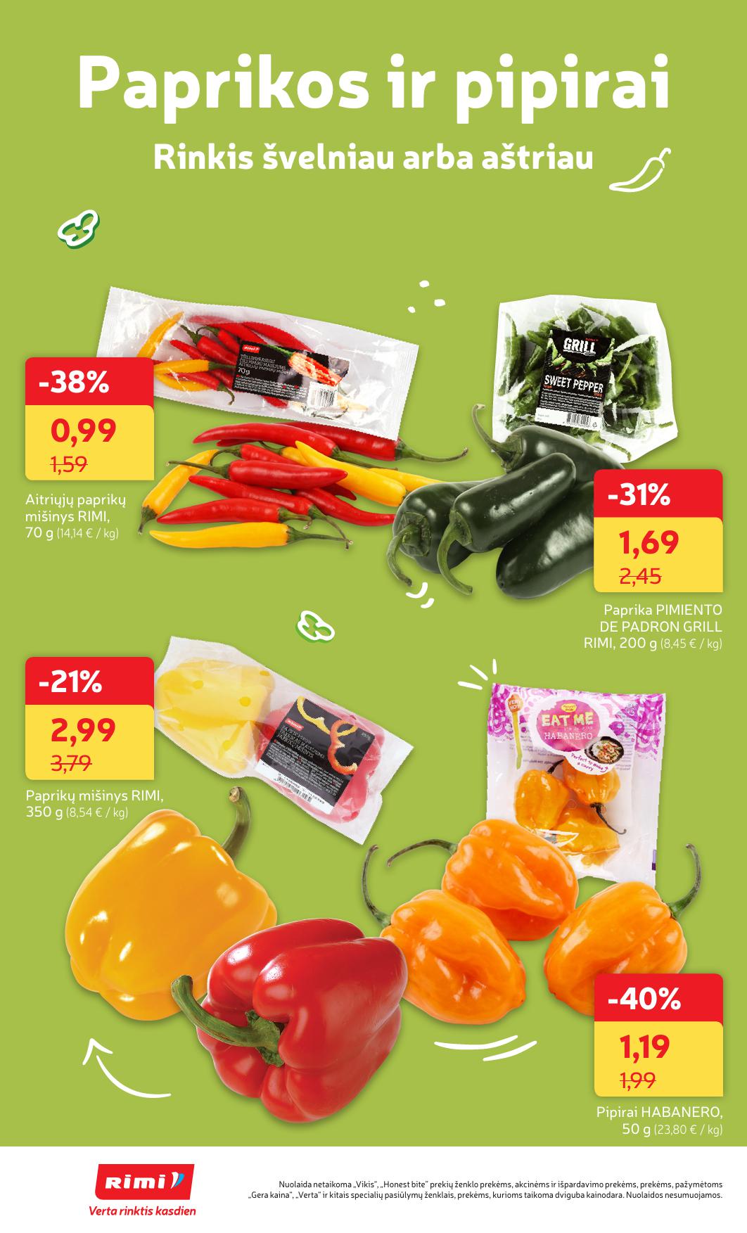 Naujausias RIMI kaininis katalogas 2026.03.10 - 2026.03.16