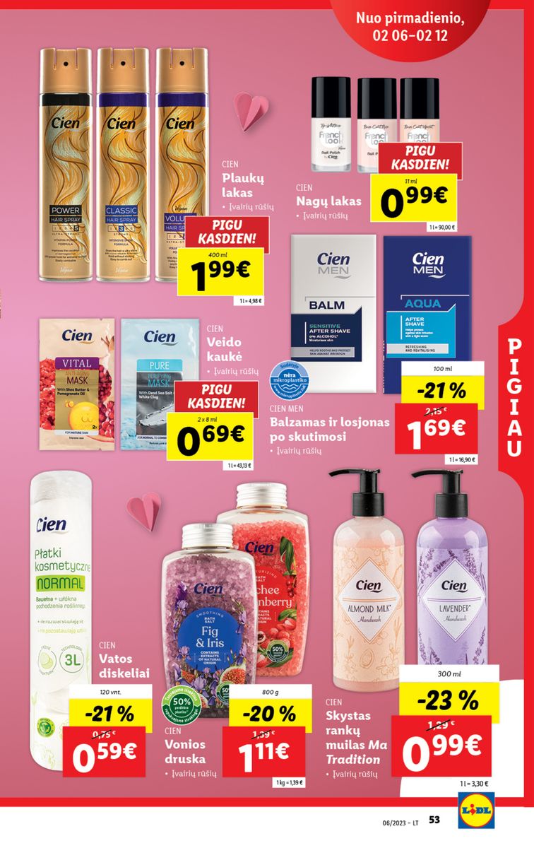 Naujausias LIDL kaininis katalogas 2023.02.06 - 2023.02.12
