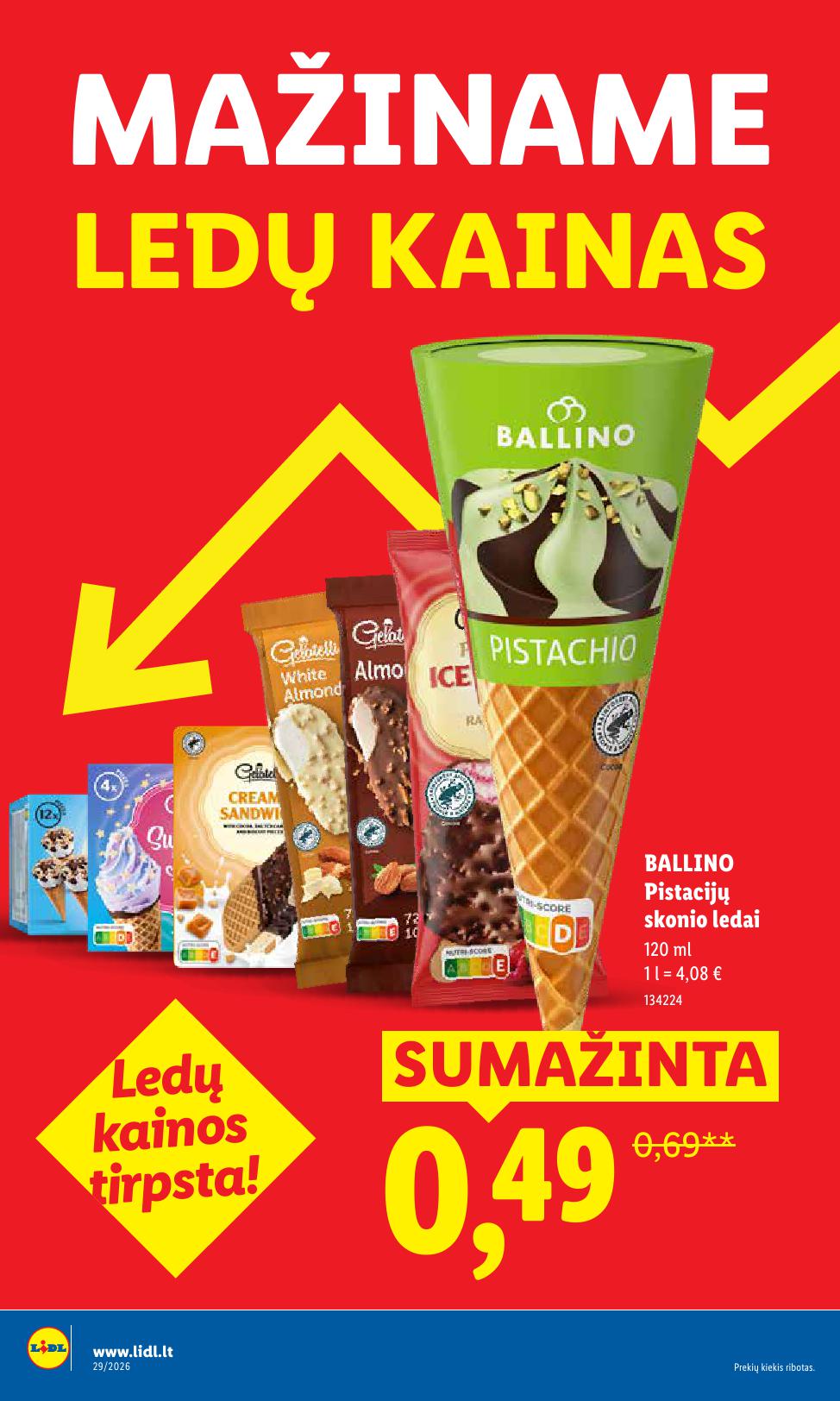Naujausias LIDL kaininis katalogas 2026.07.13 - 2026.07.19