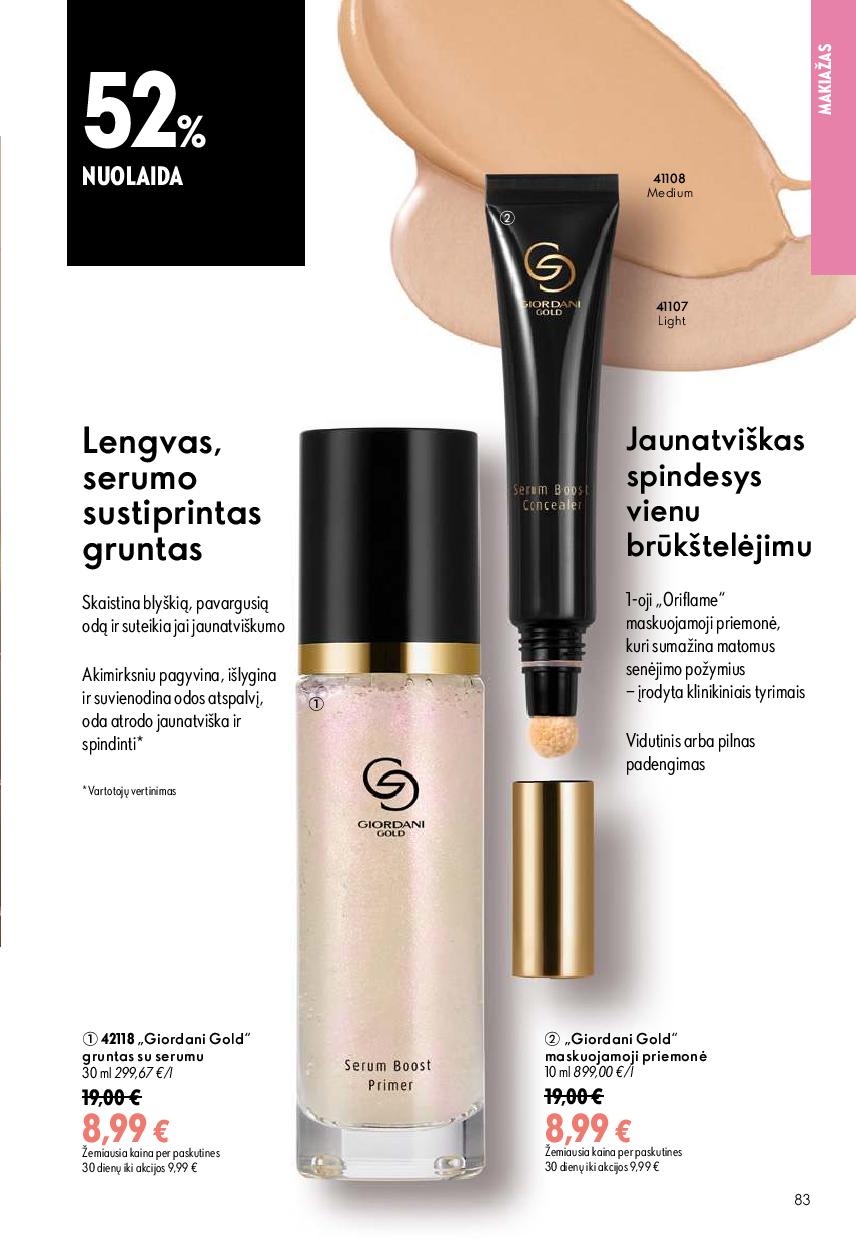 ORIFLAME  katalogas galioja 2026.08.26 - 2026.09.15