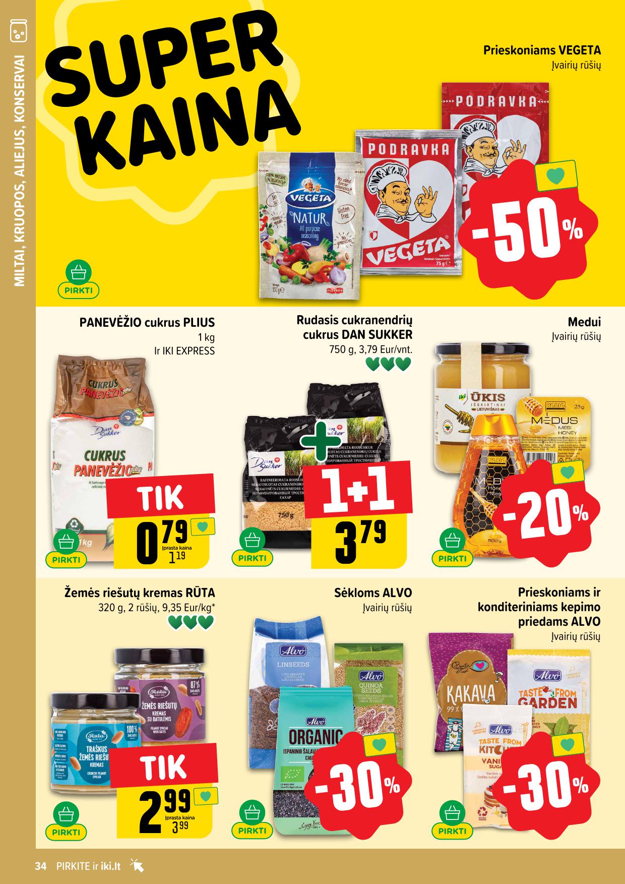 Naujausias IKI kaininis katalogas 2026.01.05 - 2026.01.11