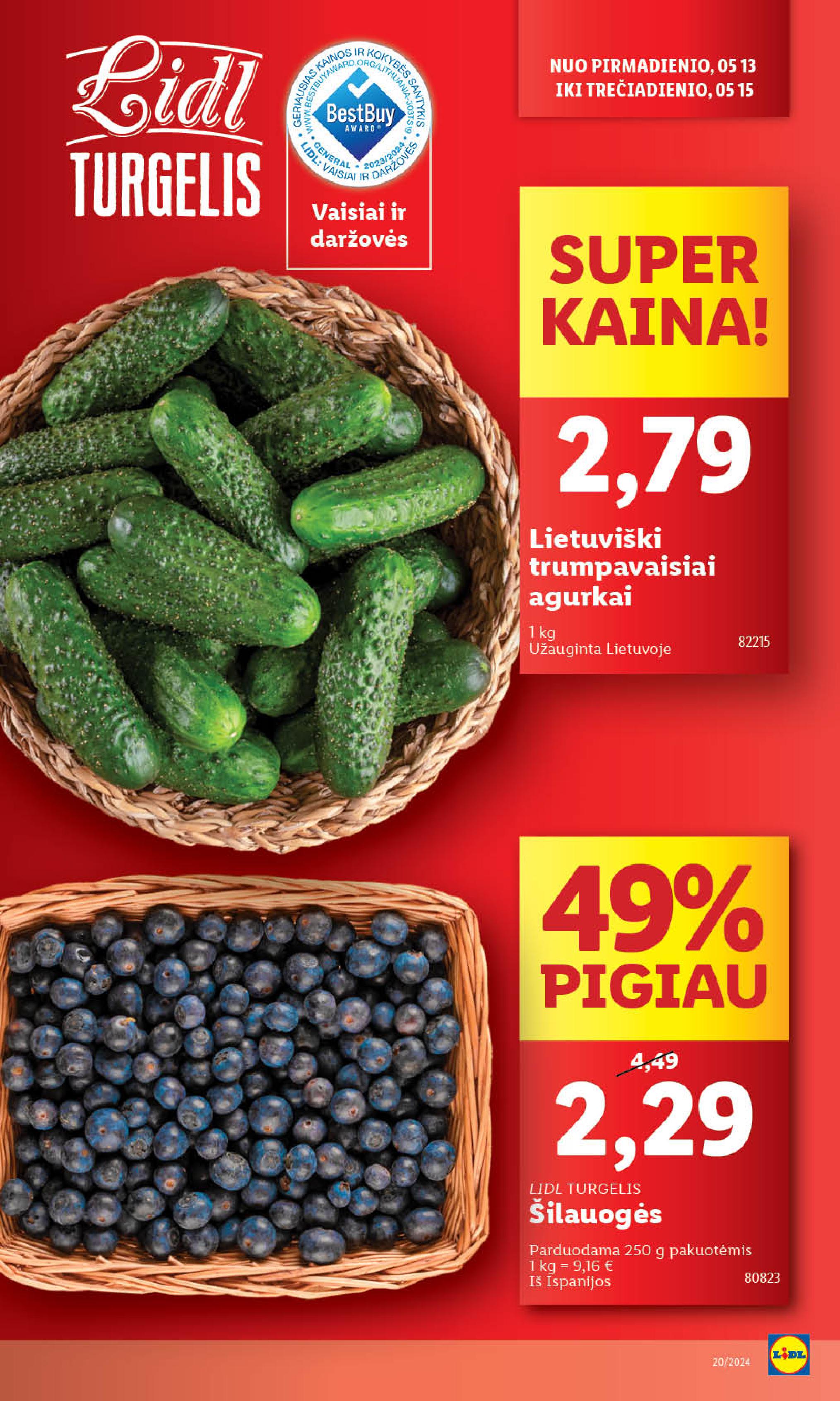 Naujausias LIDL kaininis katalogas 2024.05.13 - 2024.05.19