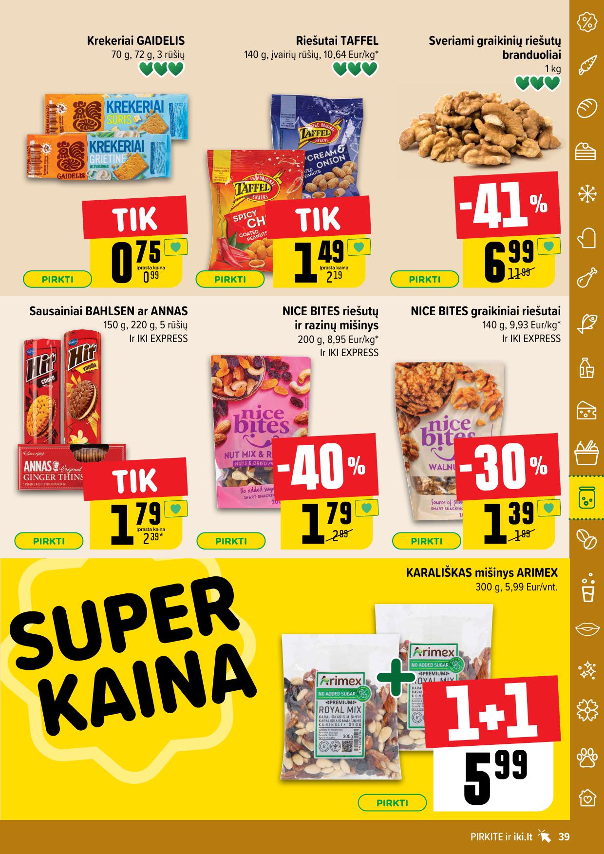 Naujausias IKI kaininis katalogas 2025.04.21 - 2025.04.27