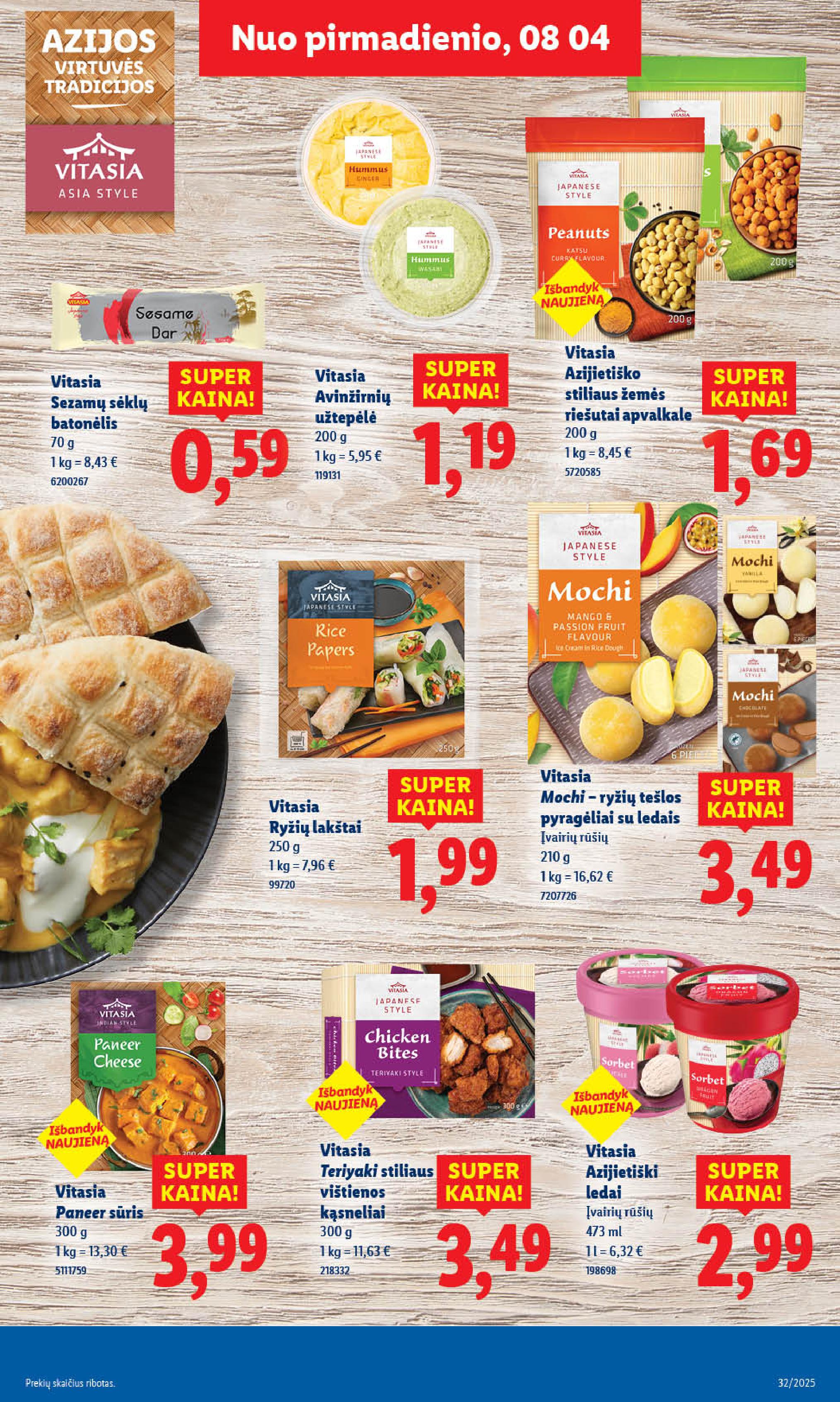 Naujausias LIDL kaininis katalogas 2025.08.04 - 2025.08.10