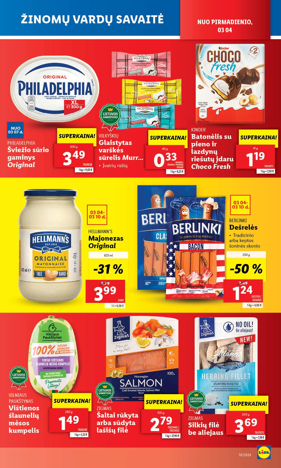 Naujausias LIDL kaininis katalogas 2024.03.04 - 2024.03.10
