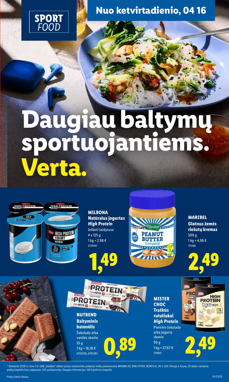 Naujausias LIDL kaininis katalogas 2026.04.13 - 2026.04.19