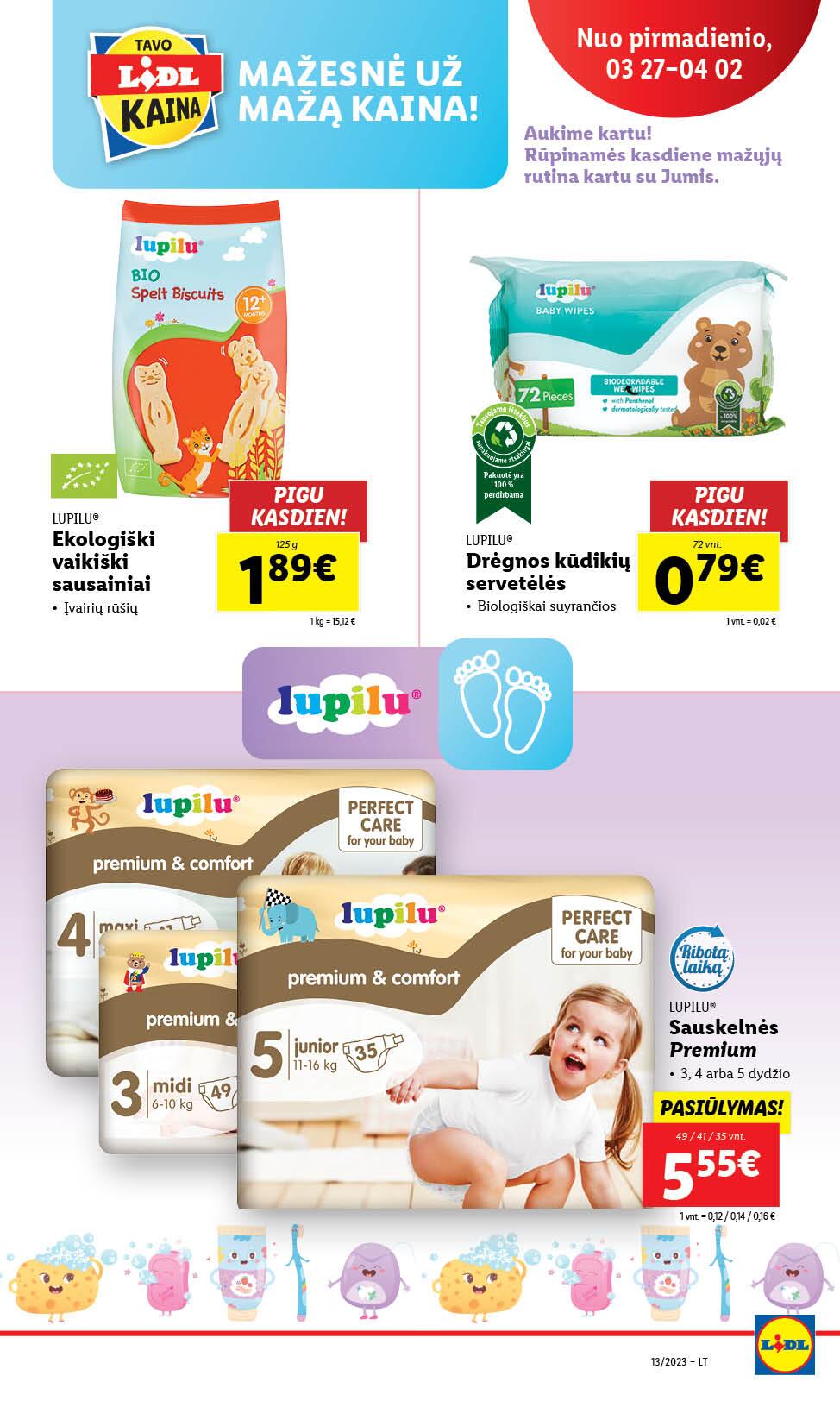 Naujausias LIDL kaininis katalogas 2023.03.16 - 2023.04.02