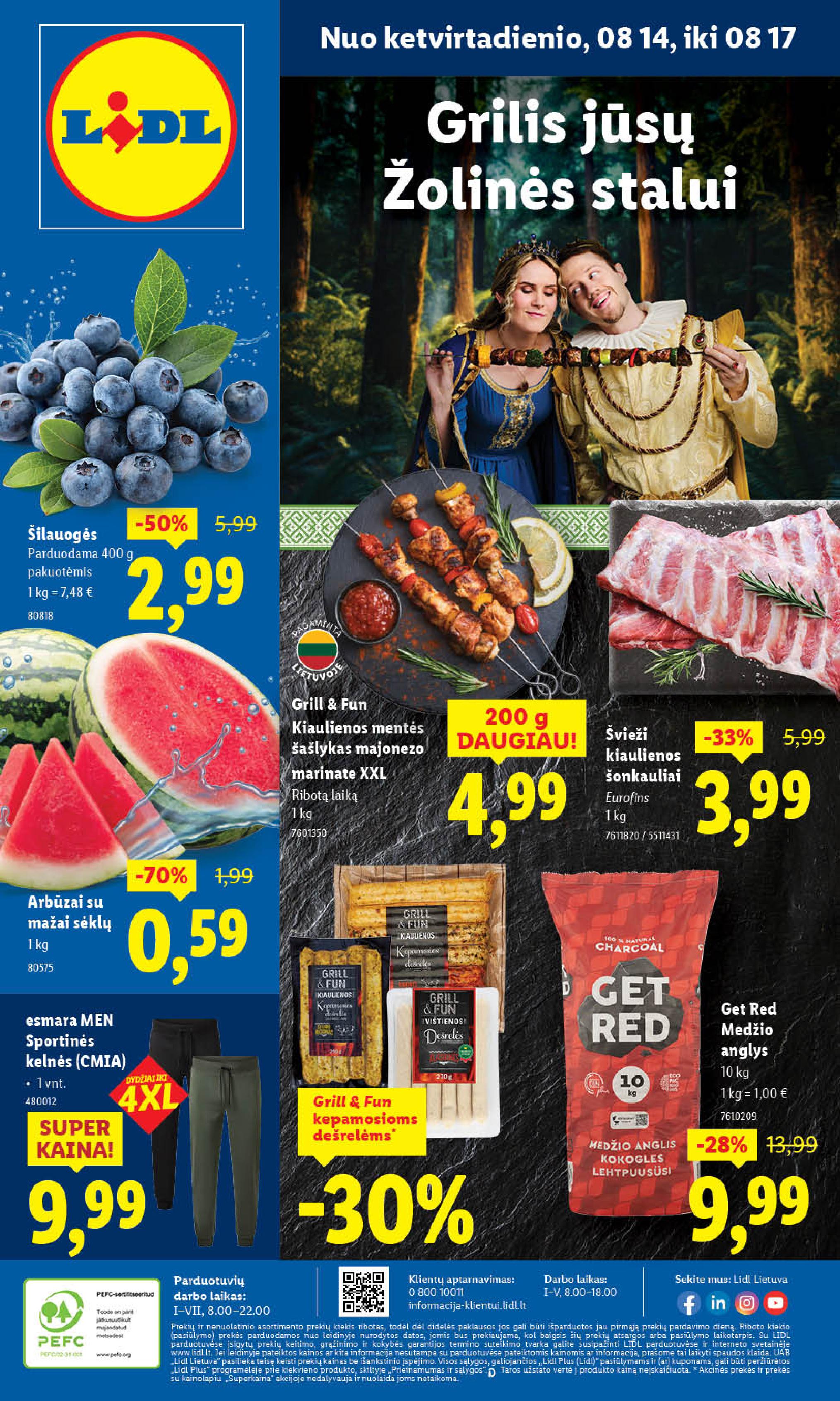Naujausias LIDL kaininis katalogas 2025.08.11 - 2025.08.17