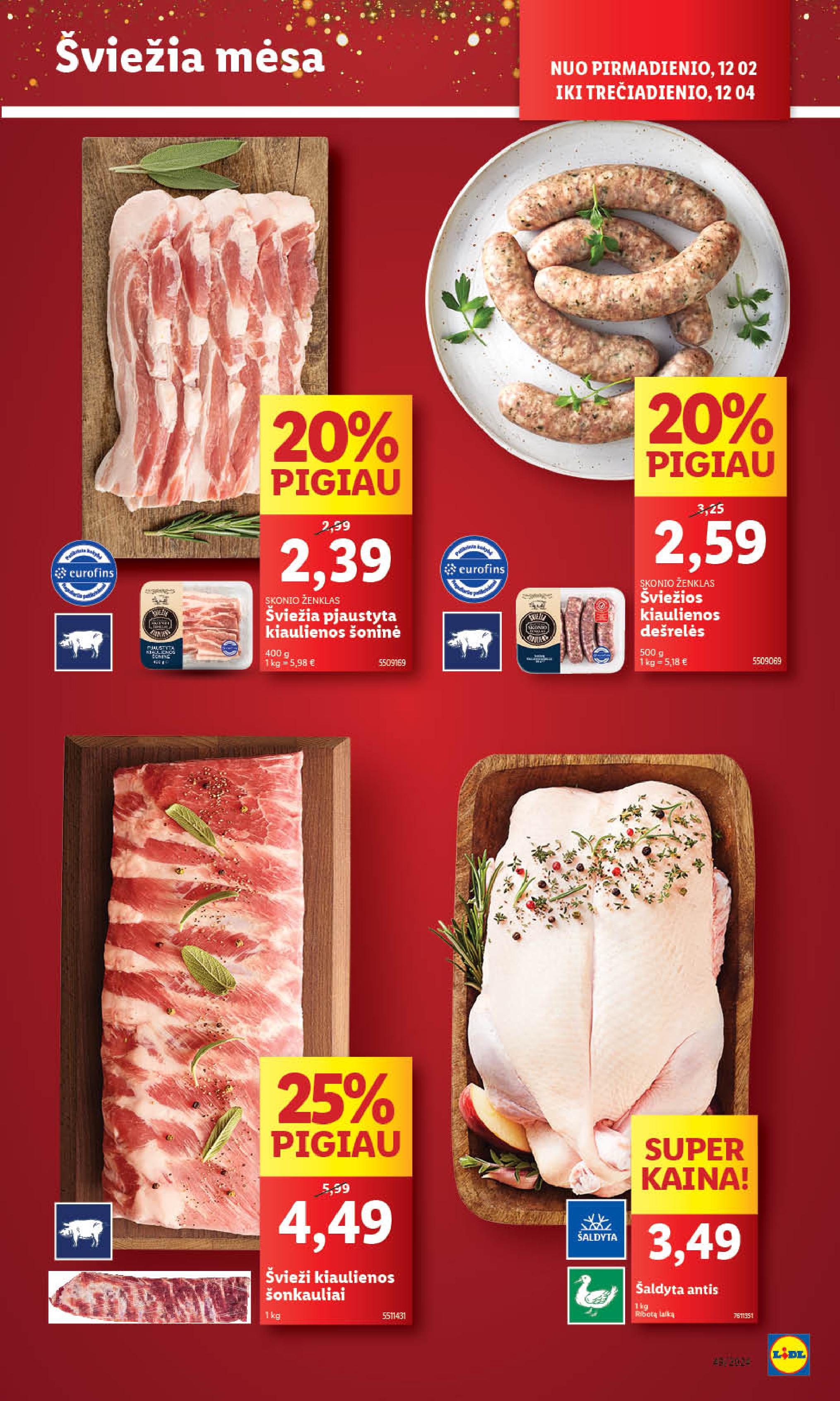 Naujausias LIDL kaininis katalogas 2024.12.02 - 2024.12.08