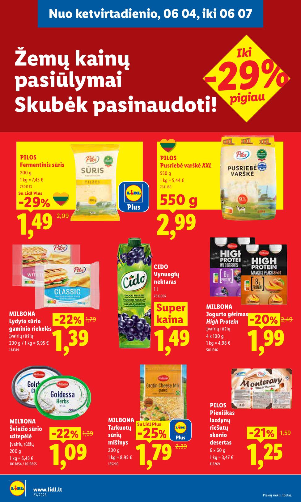 Naujausias LIDL kaininis katalogas 2026.06.01 - 2026.06.07