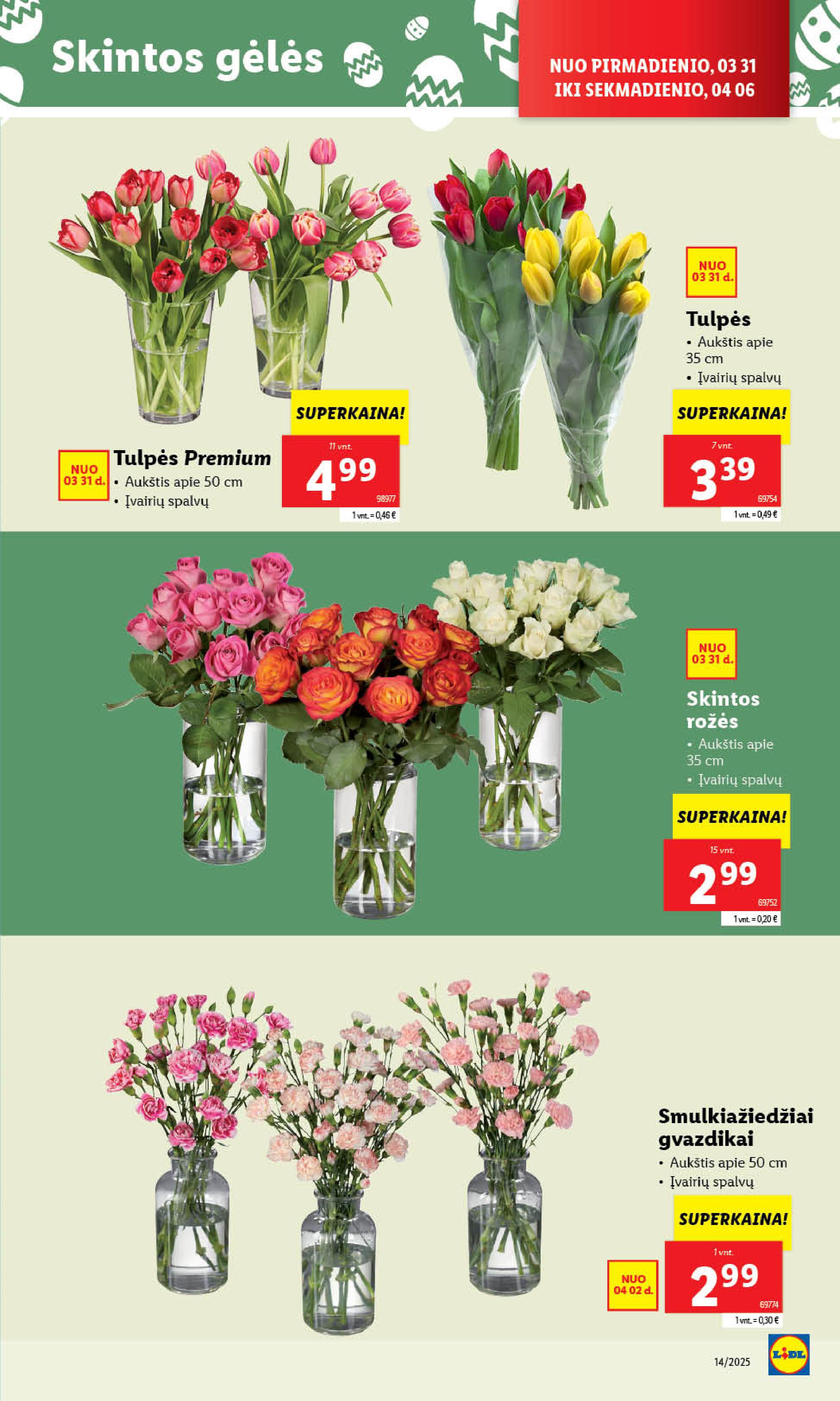 Naujausias LIDL kaininis katalogas 2025.03.31 - 2025.04.06