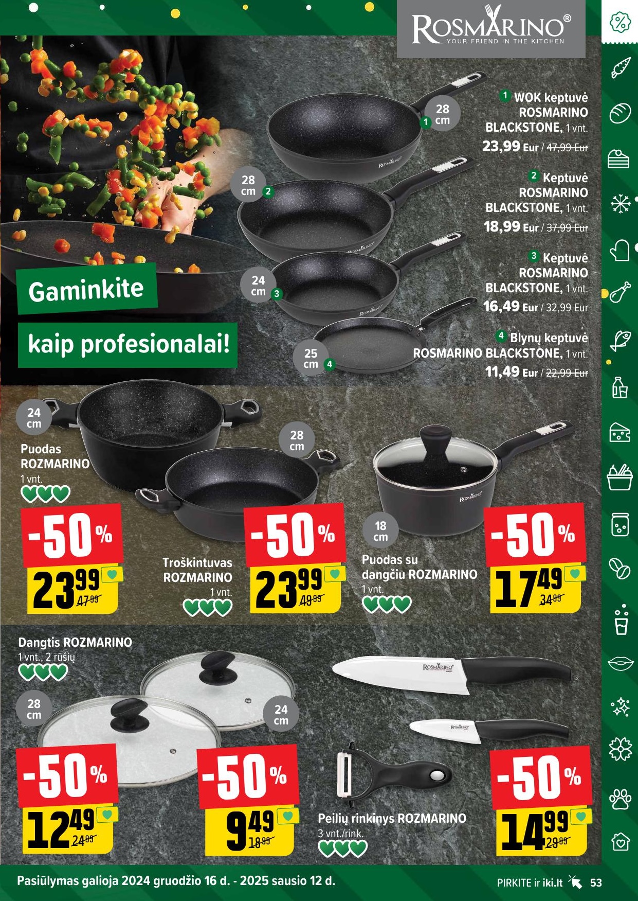 Naujausias IKI kaininis katalogas 2024.12.16 - 2024.12.22