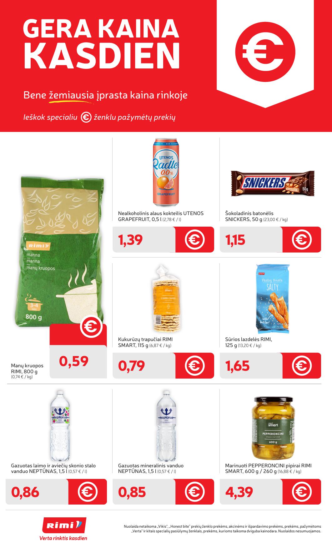 Naujausias RIMI kaininis katalogas 2026.04.28 - 2026.05.04