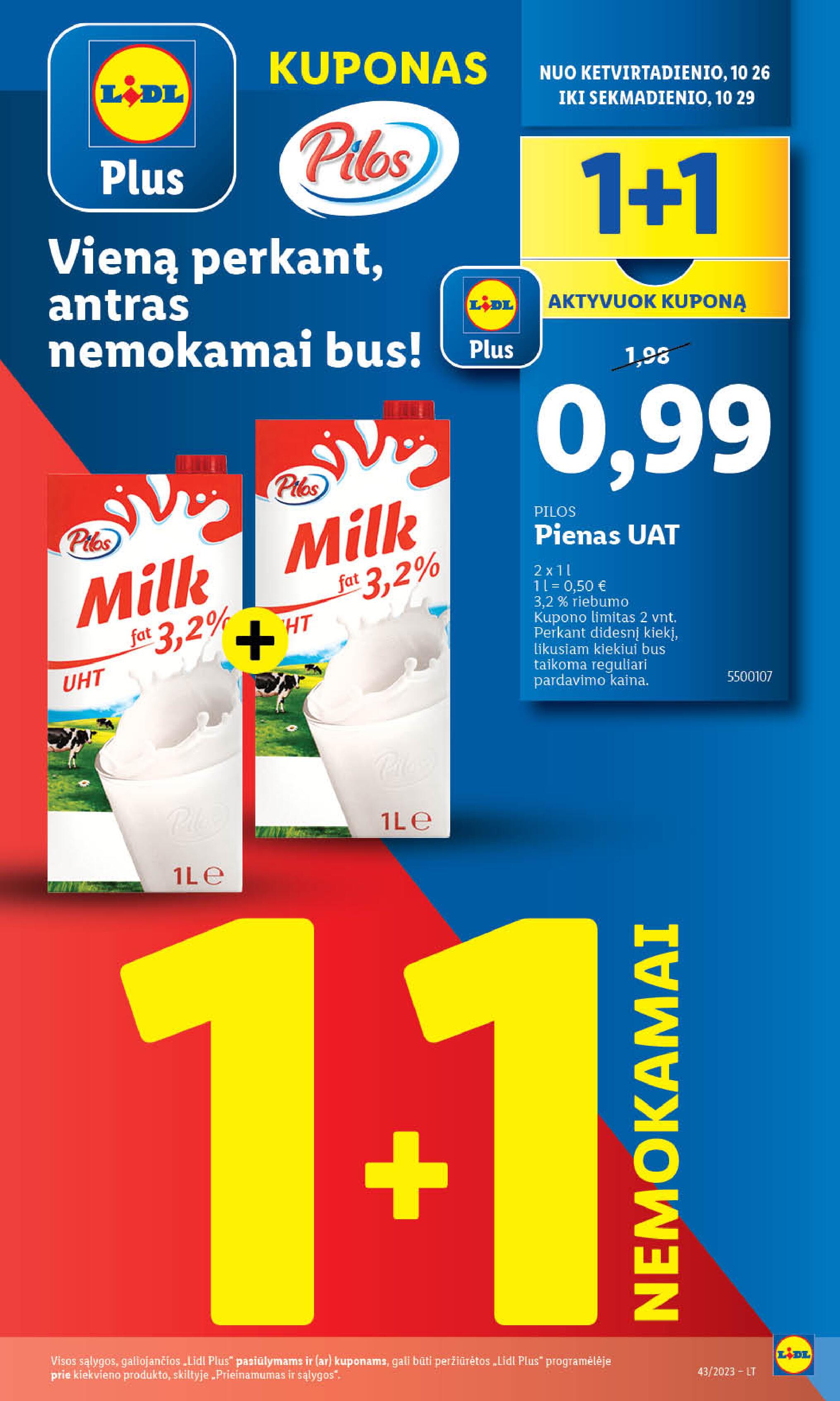 Naujausias LIDL kaininis katalogas 2023.10.23 - 2023.10.29