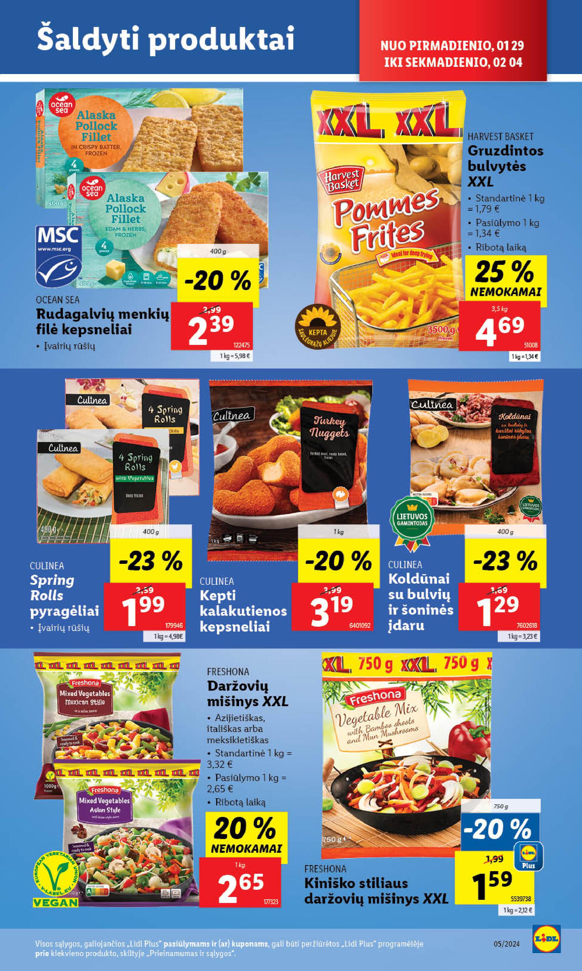 Naujausias LIDL kaininis katalogas 2024.01.29 - 2024.02.04