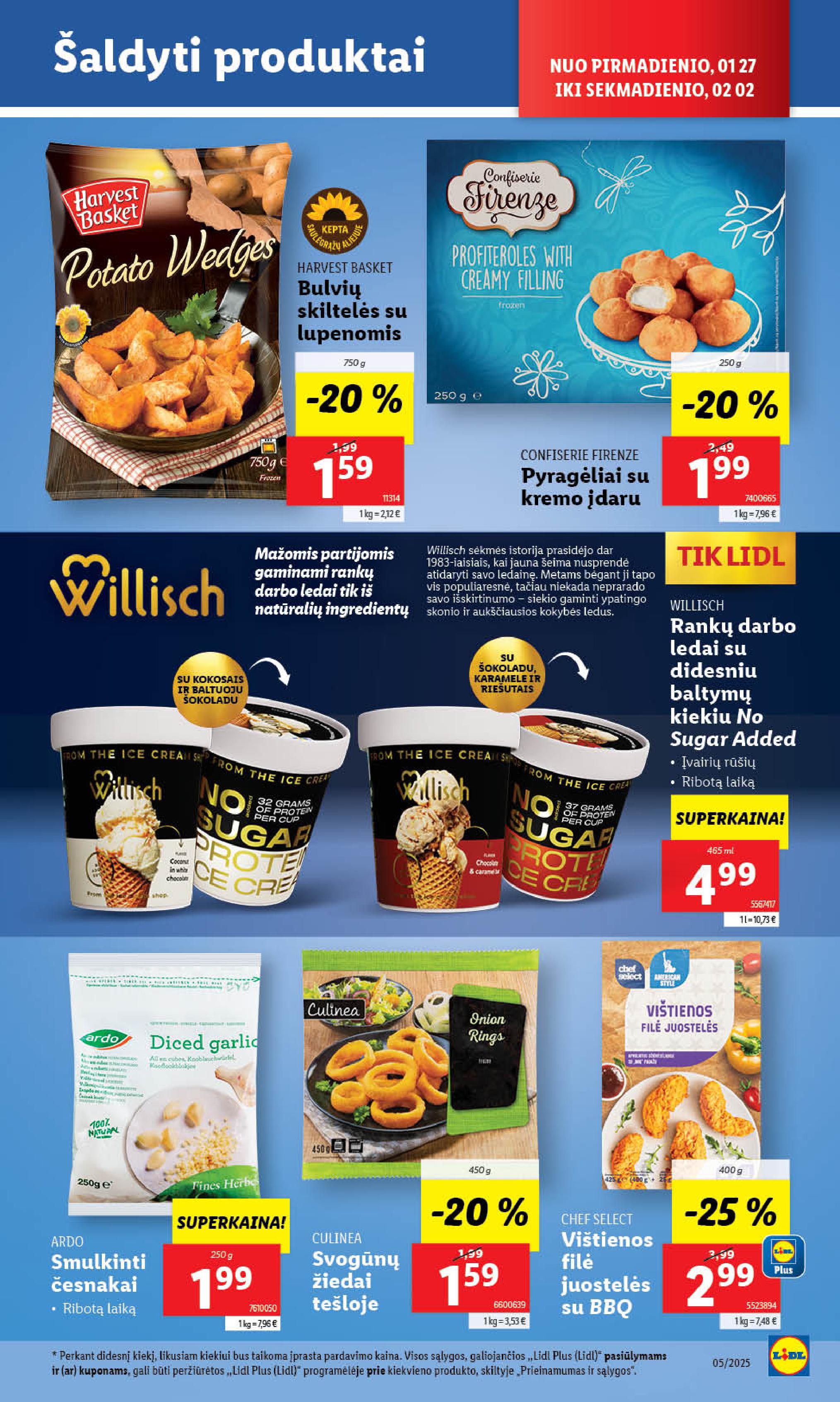 Naujausias LIDL kaininis katalogas 2025.01.27 - 2025.02.02