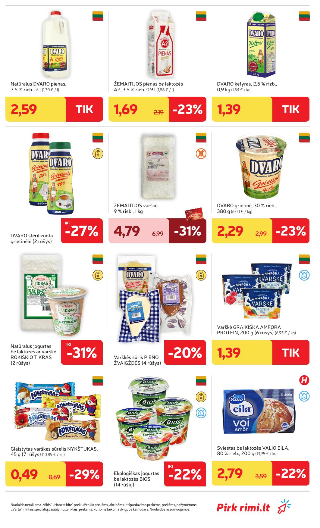 Naujausias RIMI kaininis katalogas 2026.03.31 - 2026.04.06