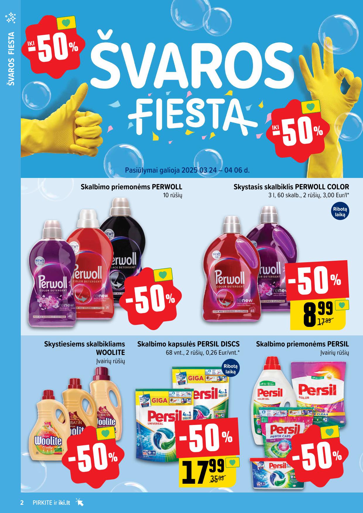IKI katalogas "Švaros fiesta" 2025.03.24 iki 2025.03.30