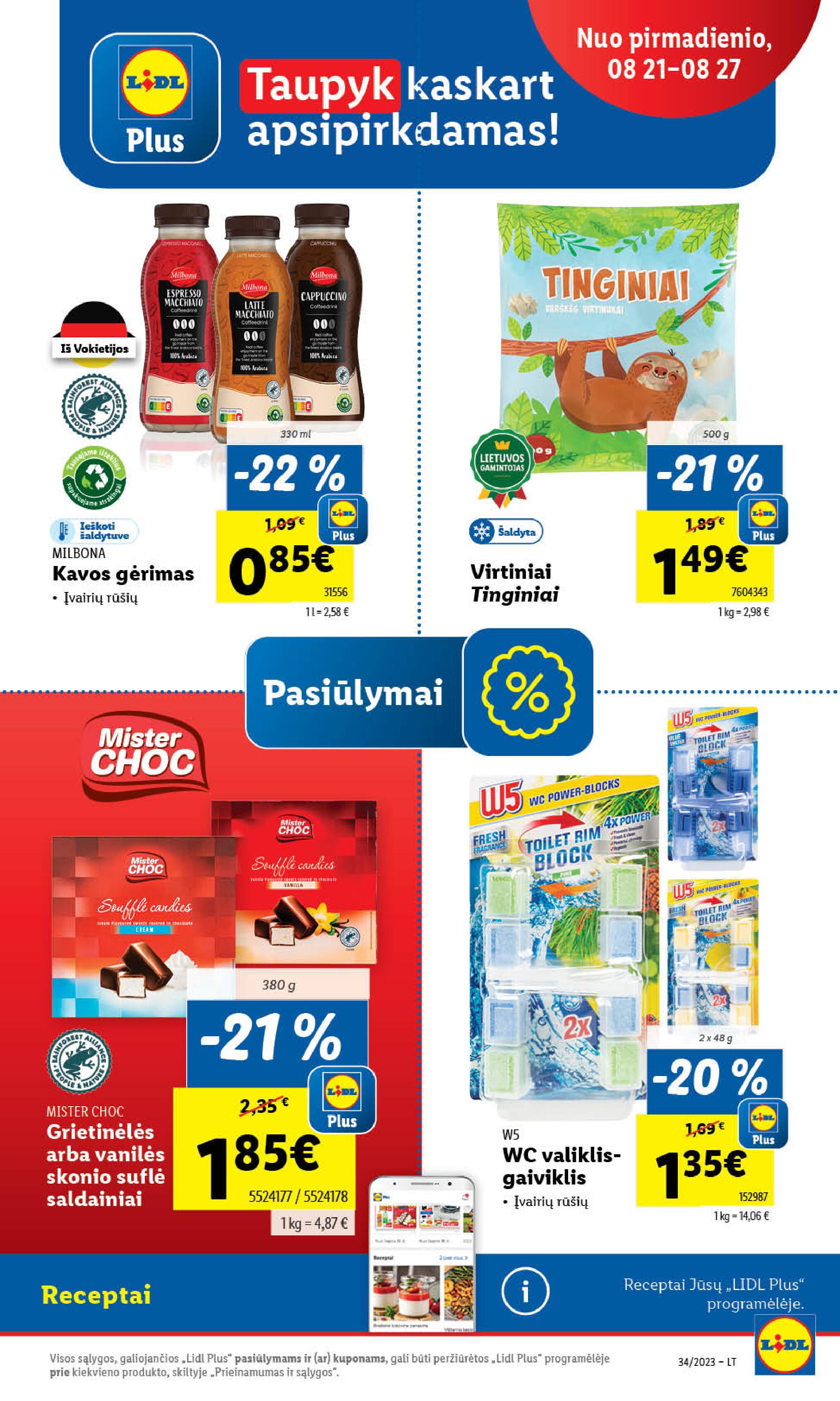Naujausias LIDL kaininis katalogas 2023.08.21 - 2023.08.27