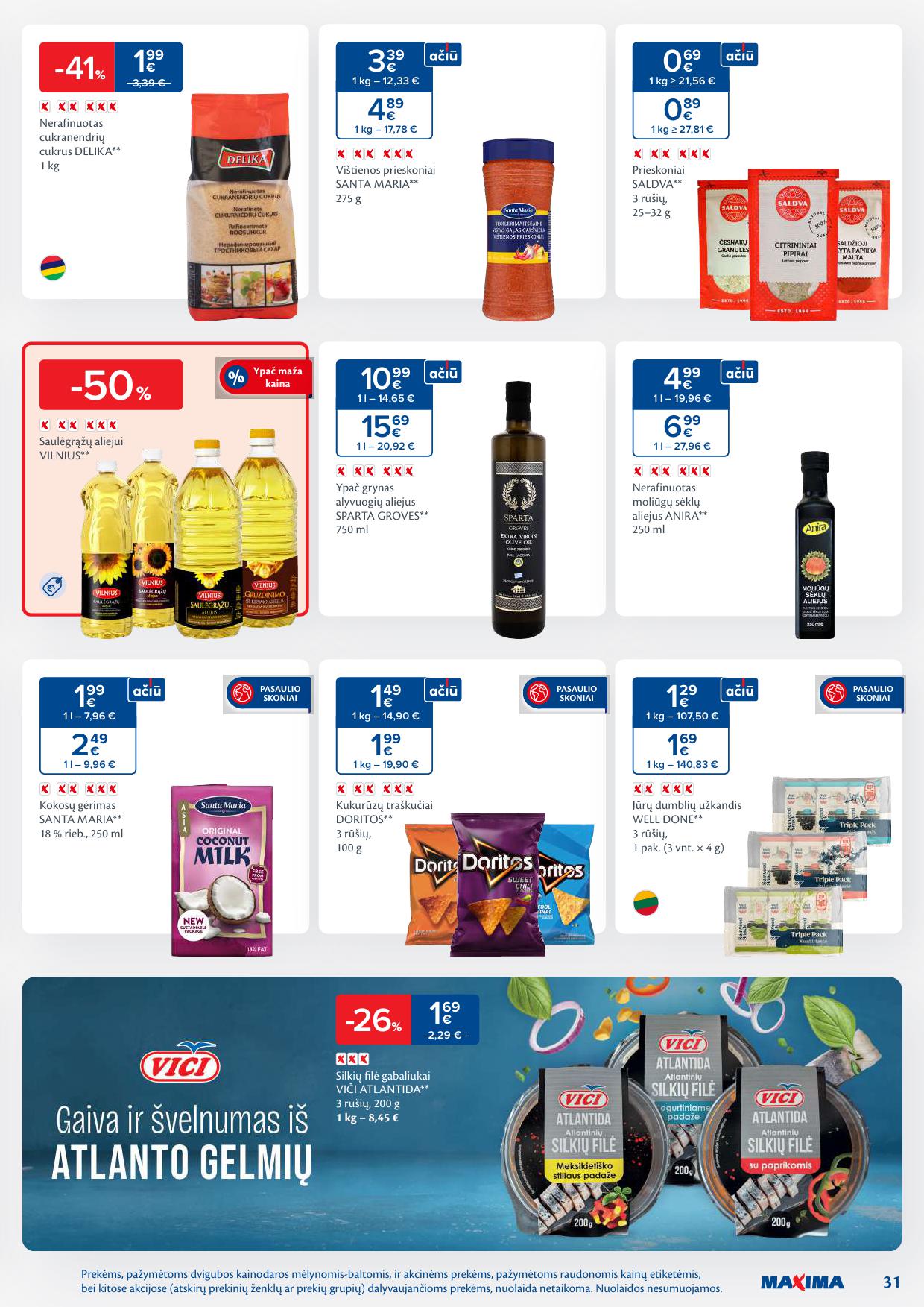 Naujausias MAXIMA kaininis katalogas 2026.01.13 - 2026.01.19