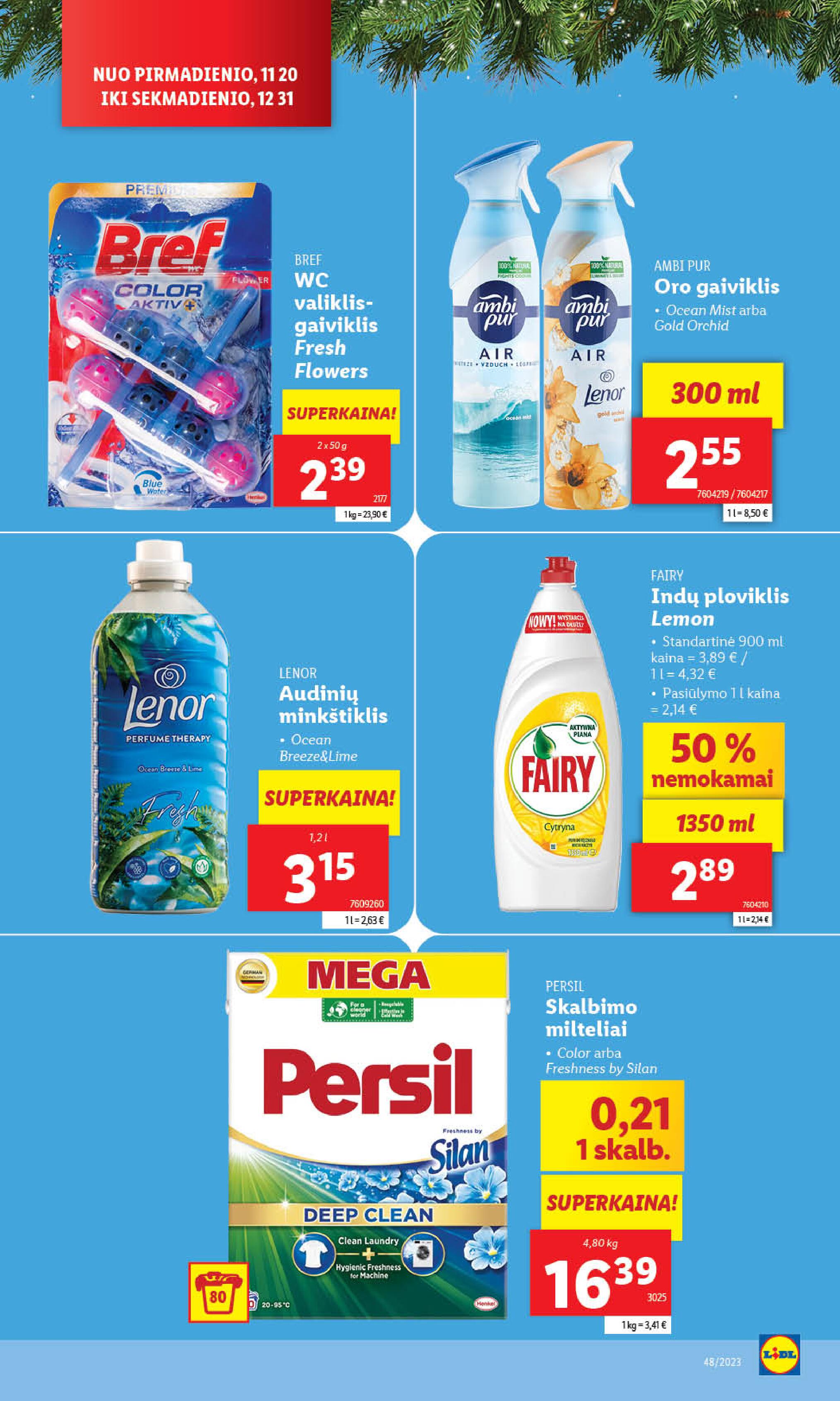 Naujausias LIDL kaininis katalogas 2023.11.27 - 2023.12.03