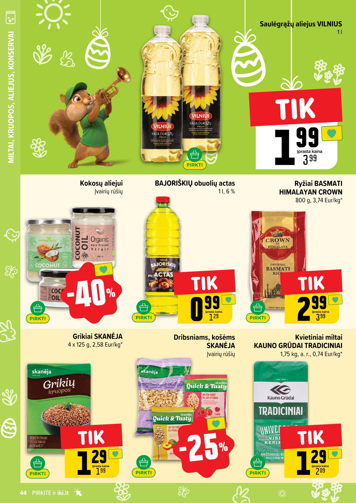 Naujausias IKI kaininis katalogas 2026.03.16 - 2026.03.22