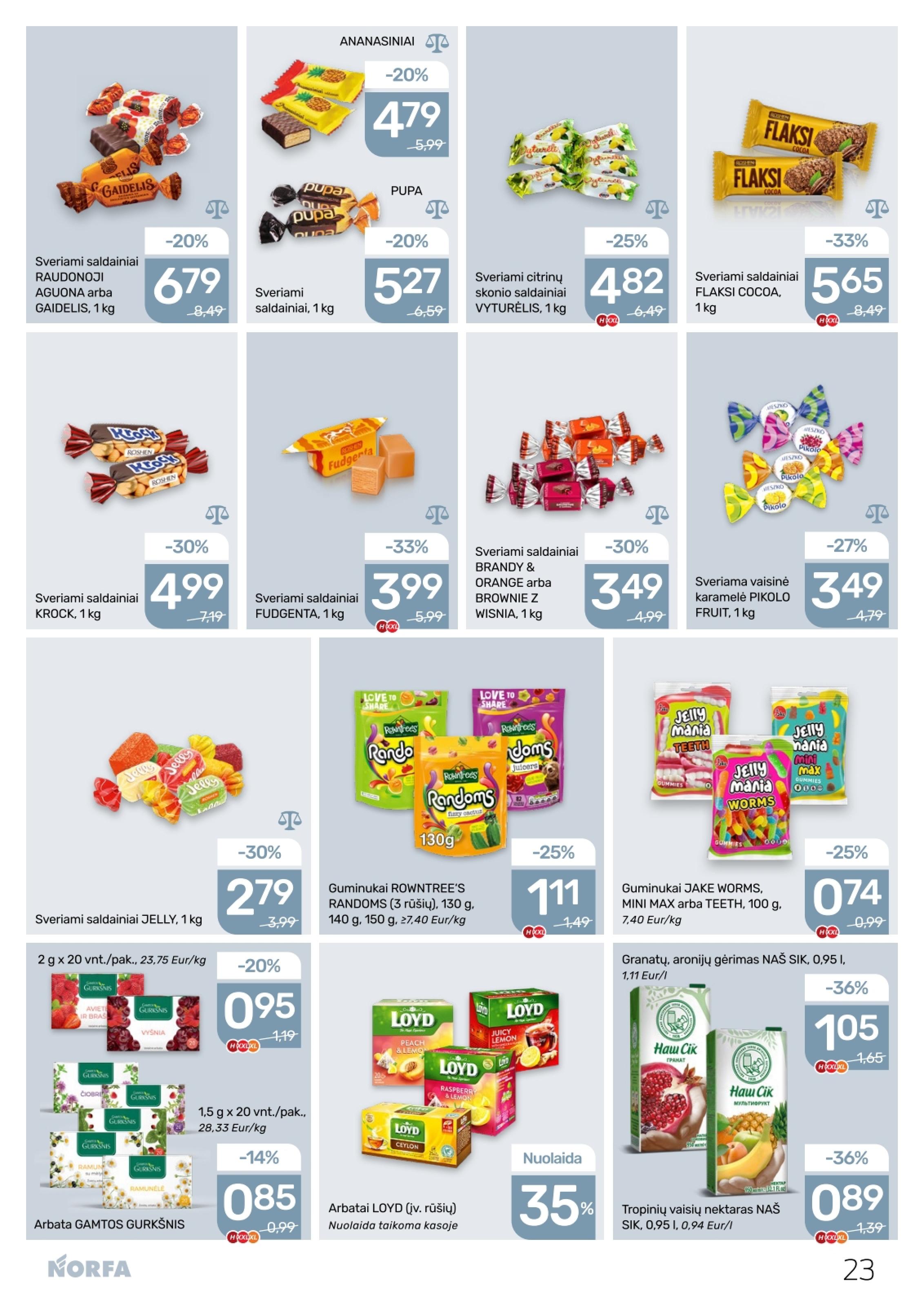 Naujausias NORFA kaininis katalogas 2026.04.30 - 2026.05.13