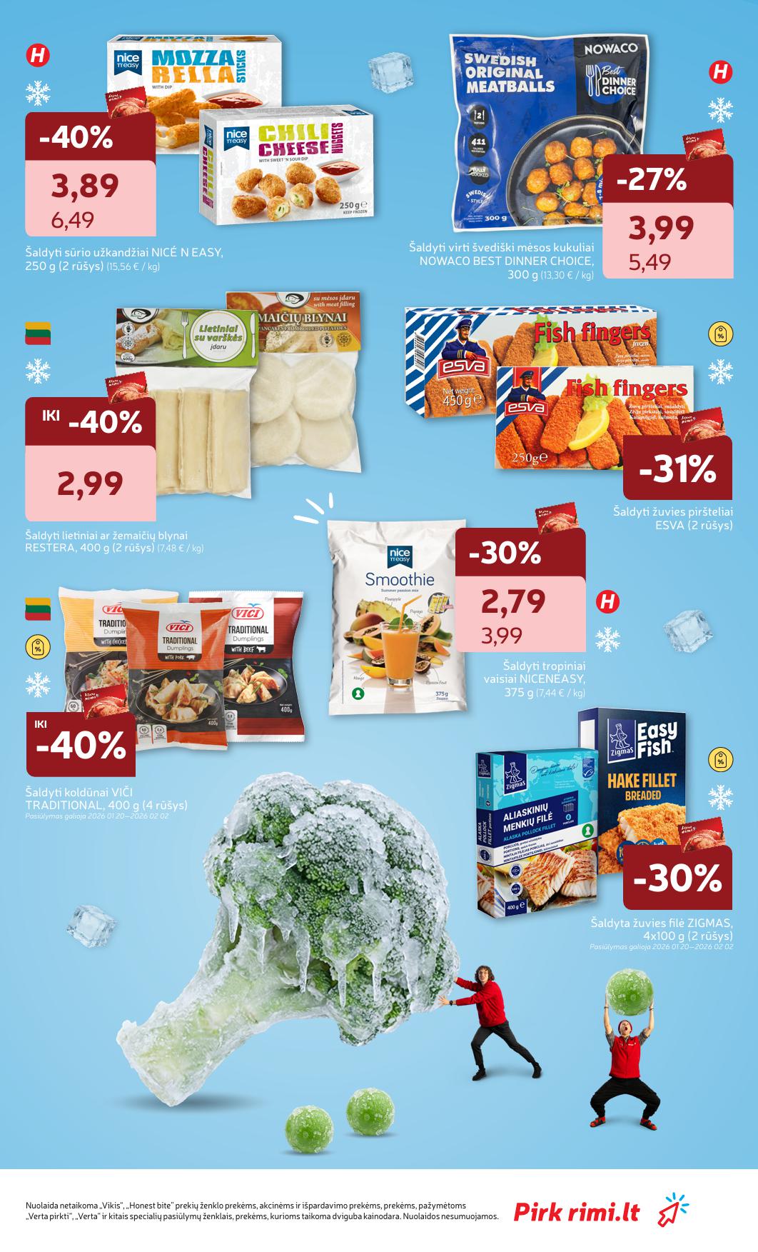 Naujausias RIMI kaininis katalogas 2026.01.27 - 2026.02.02