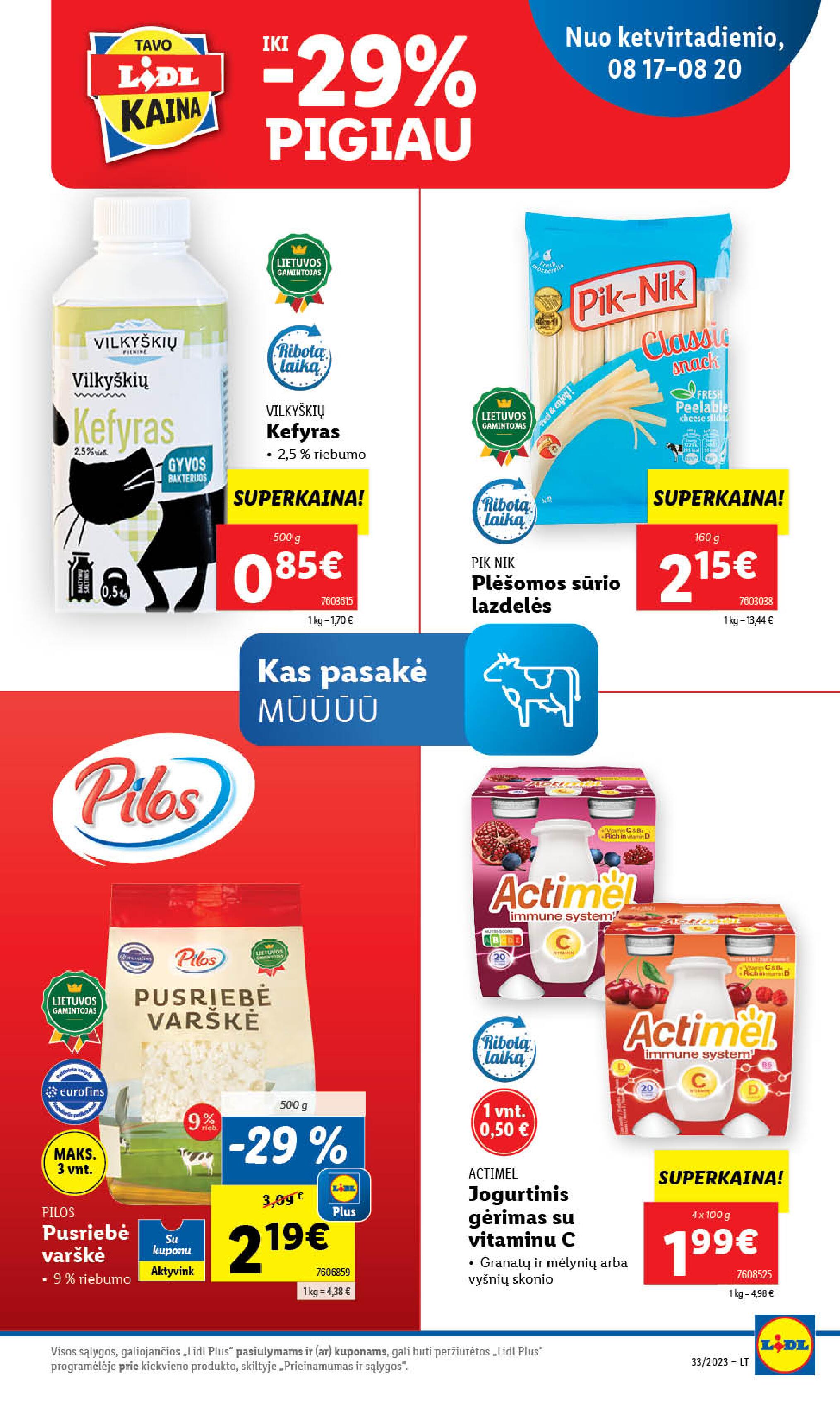 Naujausias LIDL kaininis katalogas 2023.08.14 - 2023.08.20