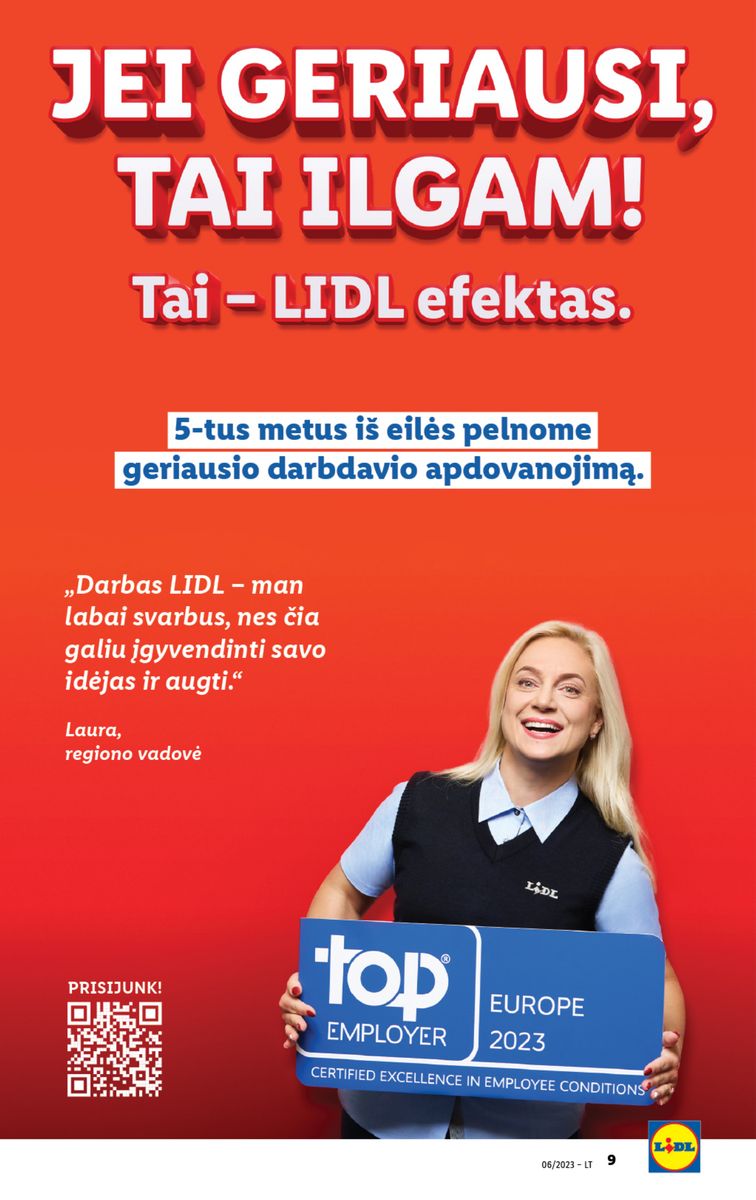 Naujausias LIDL kaininis katalogas 2023.02.06 - 2023.02.12