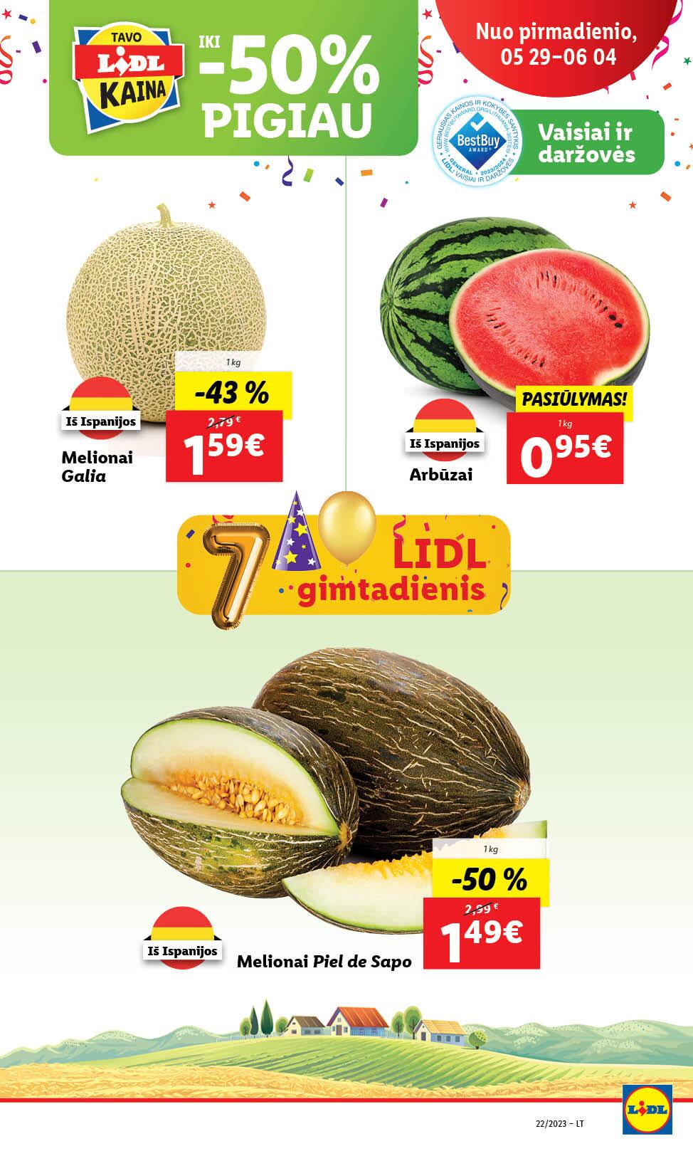 Naujausias LIDL kaininis katalogas 2023.05.29 - 2023.06.04