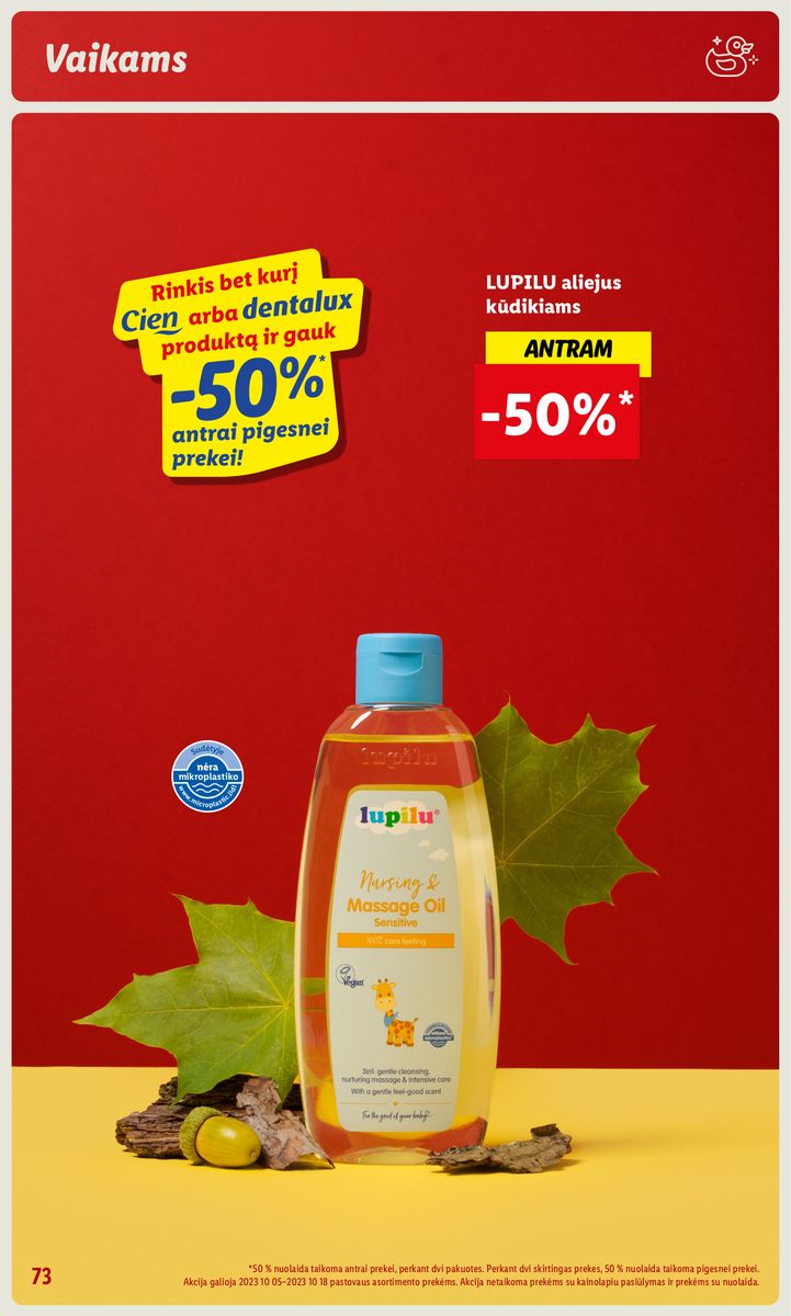 LIDL prekių katalogas "Grožio festivalis" galioja nuo 2023.10.05