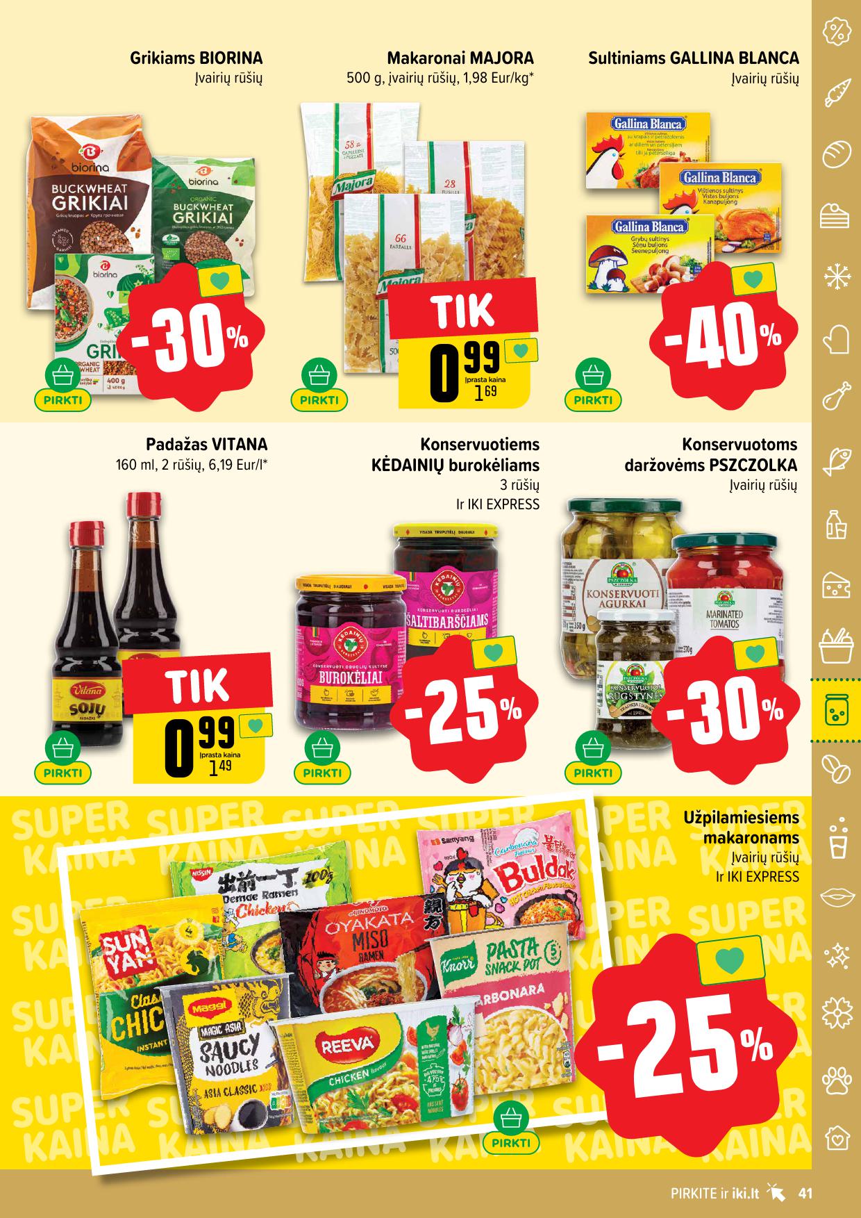 Naujausias IKI kaininis katalogas 2026.02.16 - 2026.02.22