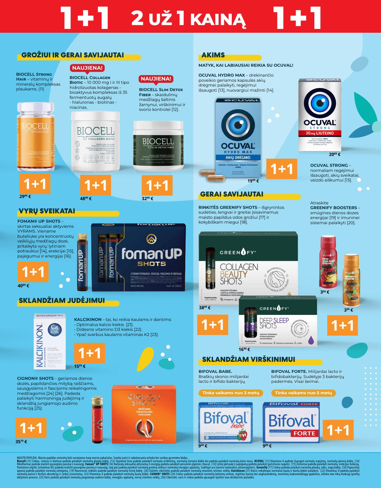 NORFOS vaistinės akcijų ir nuolaidų leidinys 2026.03.01 - 2026.03.31